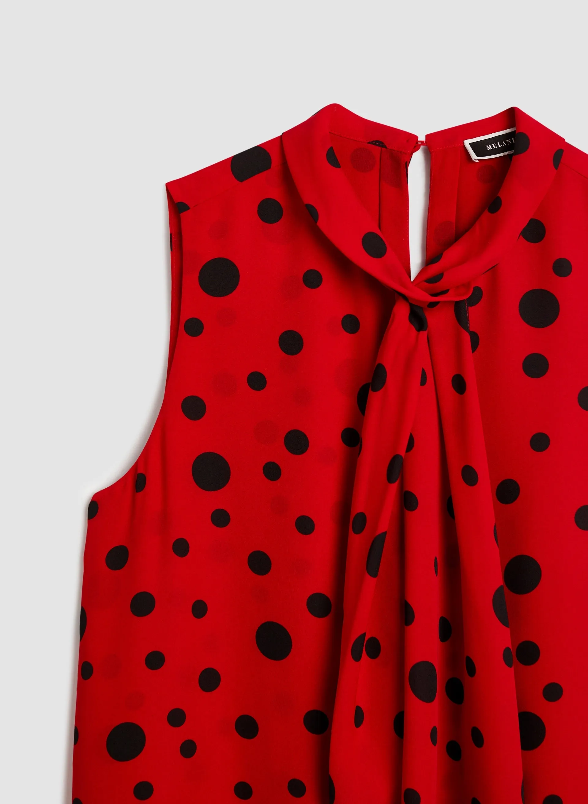 Polka Dot Tie Detail Blouse sold by Melanie Lyne product image thumbnail 5