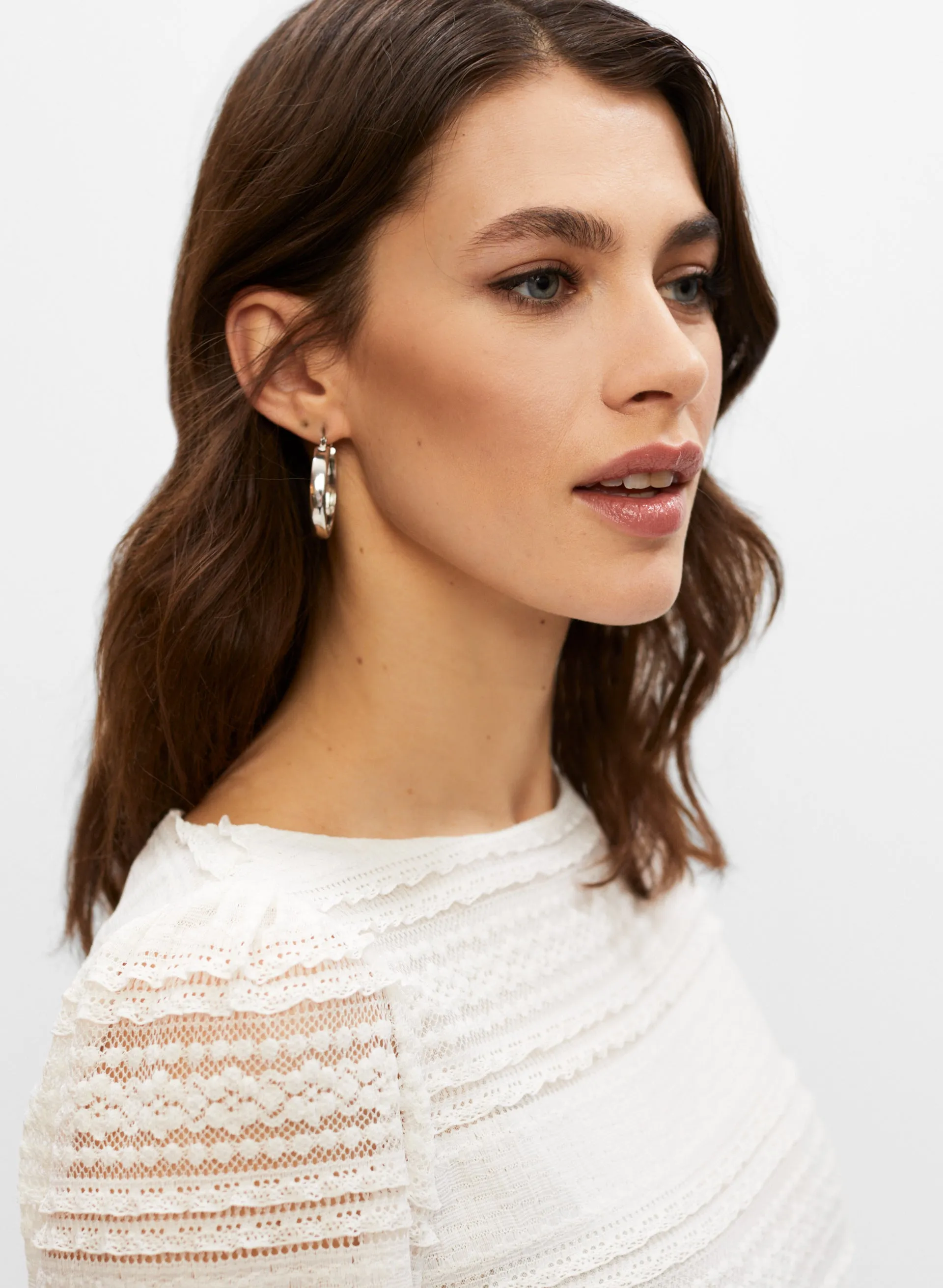 Puffed Sleeve Lace Top sold by Melanie Lyne product image thumbnail 3