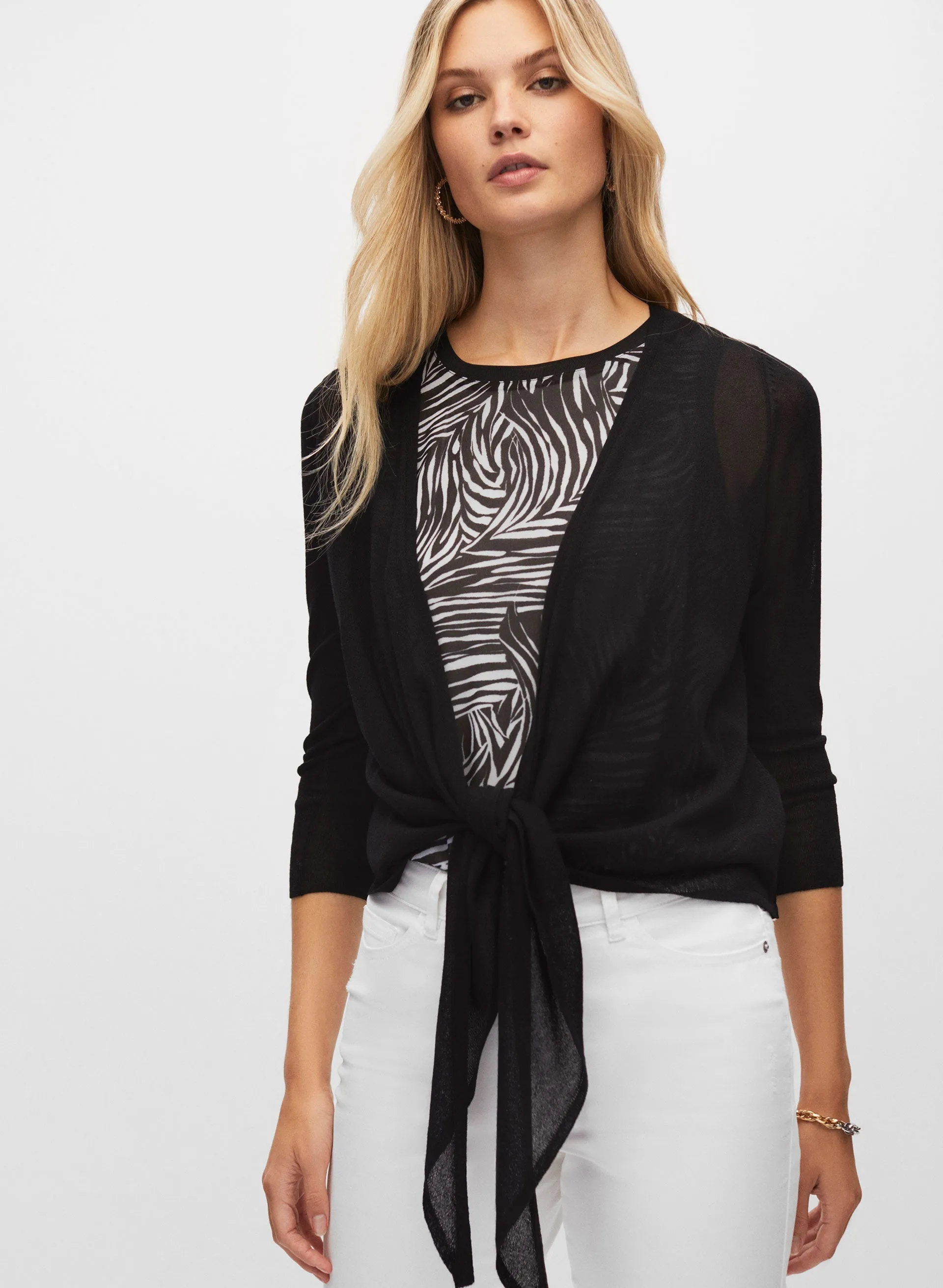 Tie Front Cardigan sold by Melanie Lyne