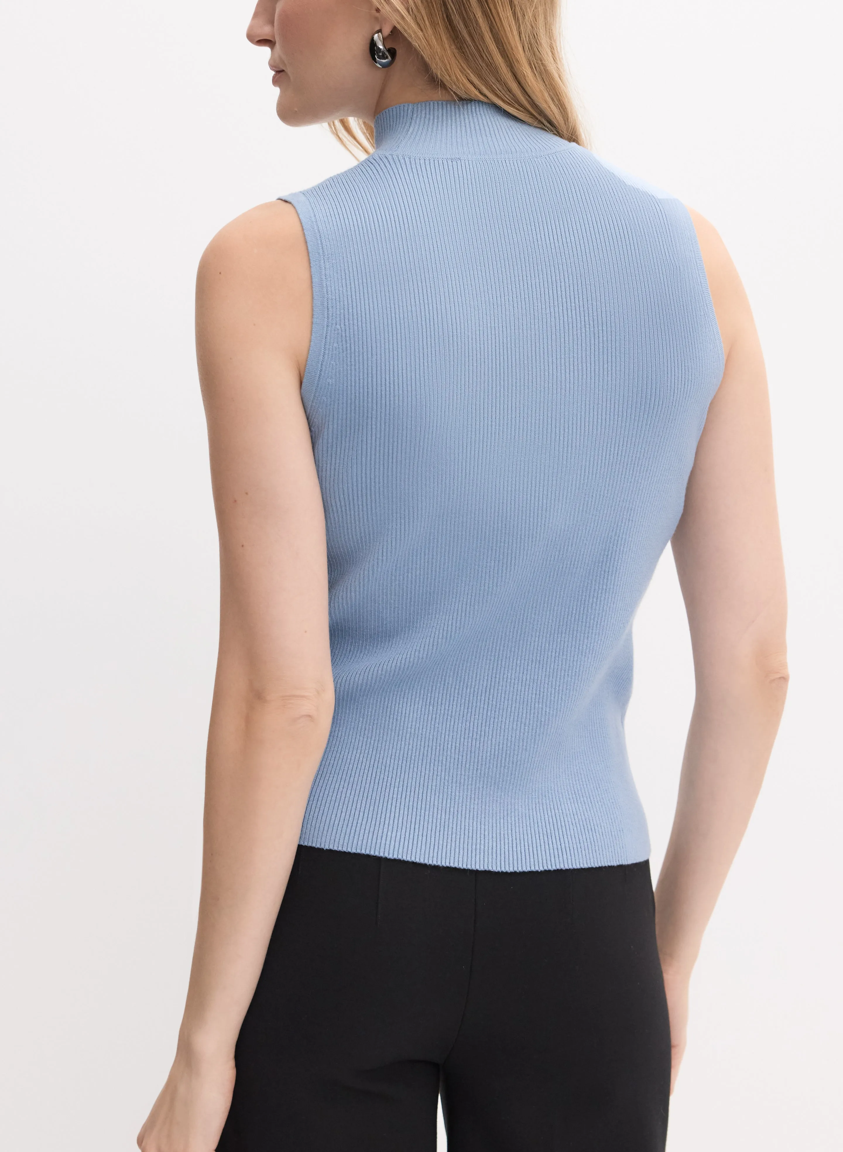 Essential Mock Neck Tank Top sold by Melanie Lyne product image thumbnail 3