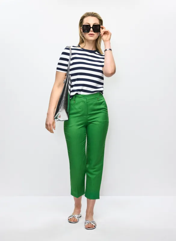 Striped Pullover & Linen Blend Capri Pants sold by Melanie Lyne