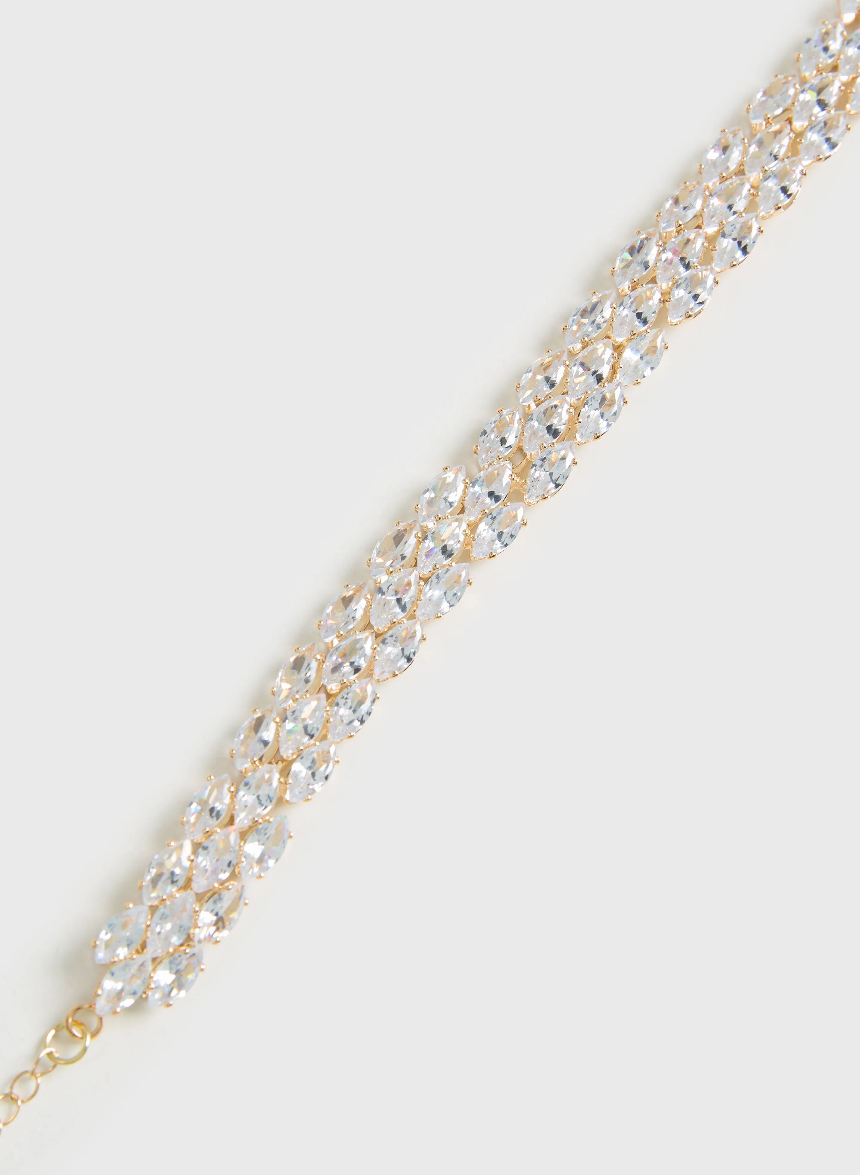 Layered Cubic Zirconia Bracelet sold by Melanie Lyne product image thumbnail 2