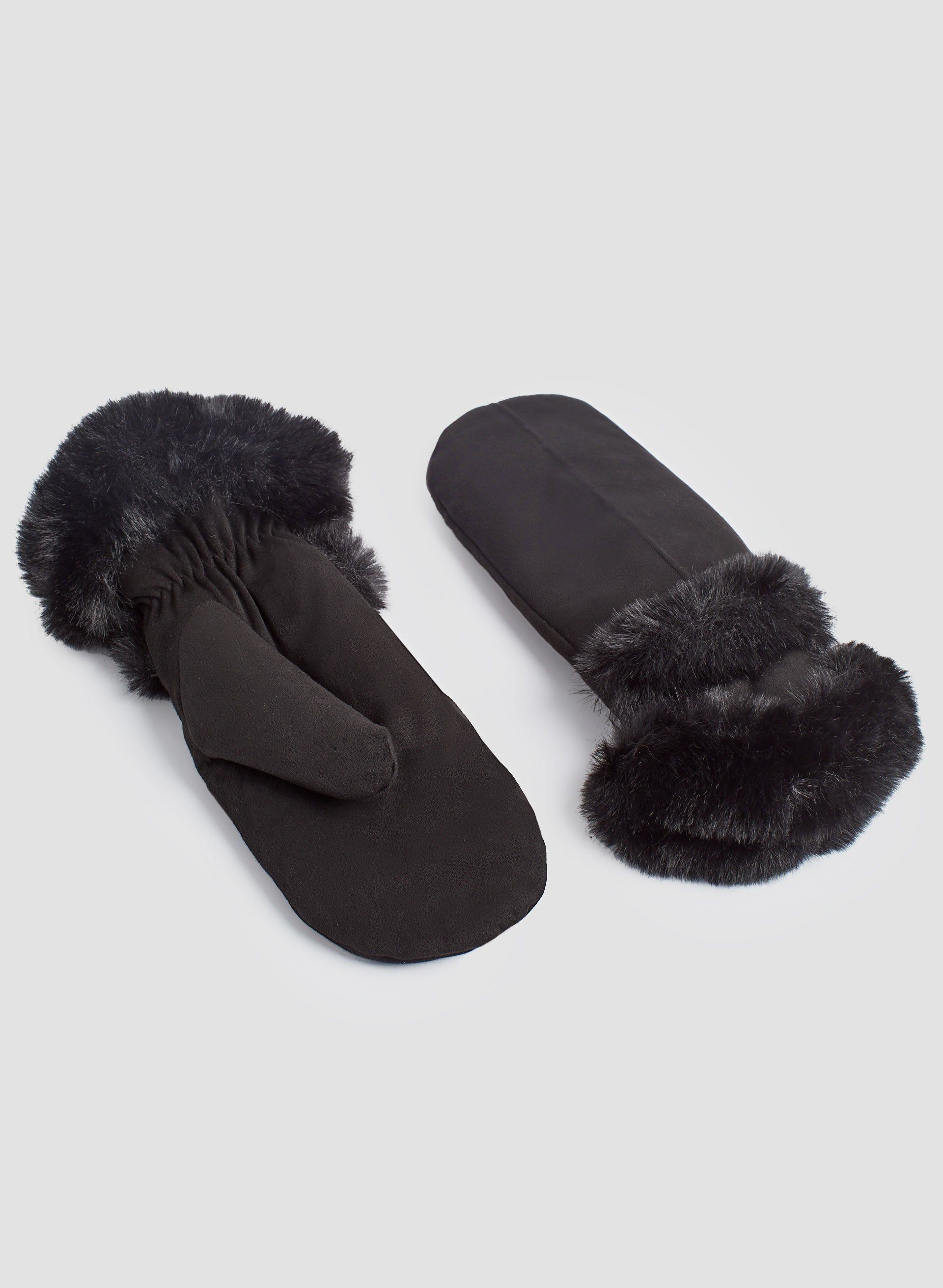 Faux Suede Mitts sold by Melanie Lyne