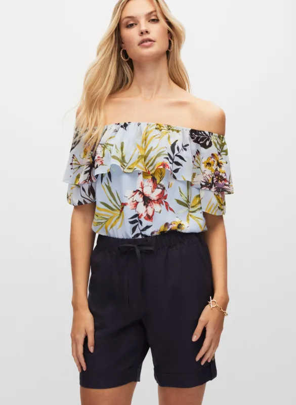 Off The Shoulder Chiffon Top sold by Melanie Lyne
