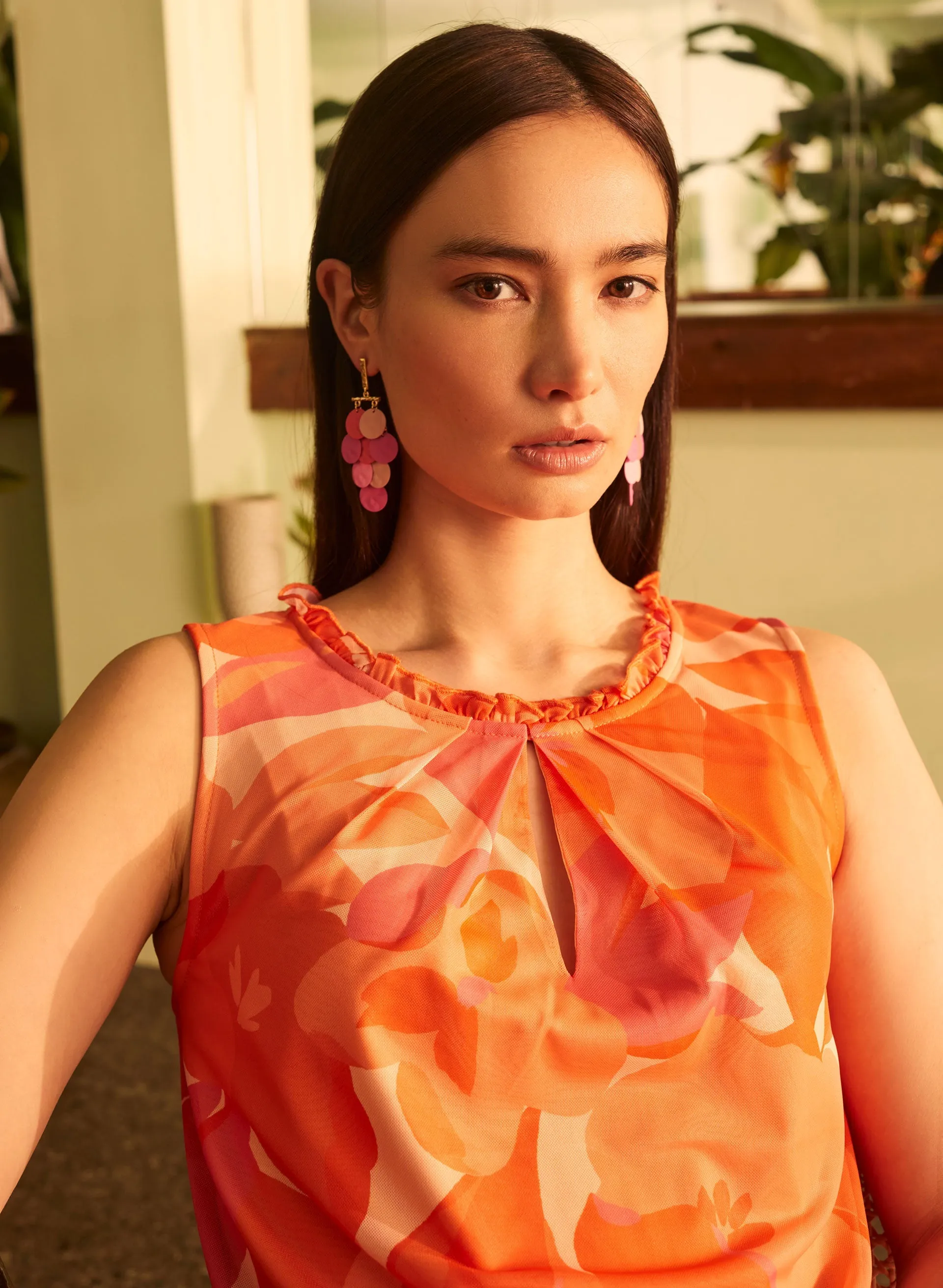 Sleeveless Floral Print Top sold by Melanie Lyne product image thumbnail 2