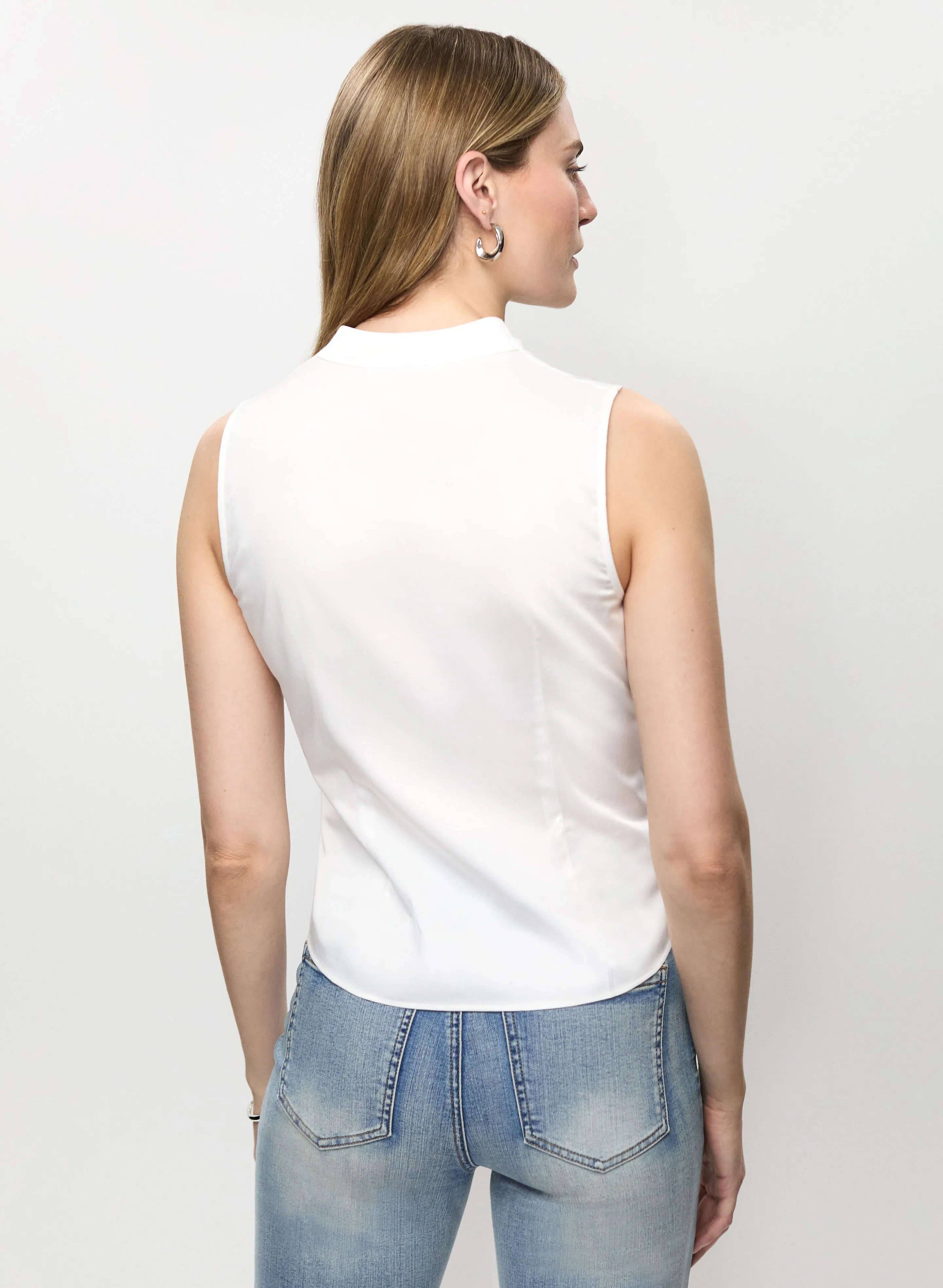 Zippered Sleeveless Top sold by Melanie Lyne product image thumbnail 4