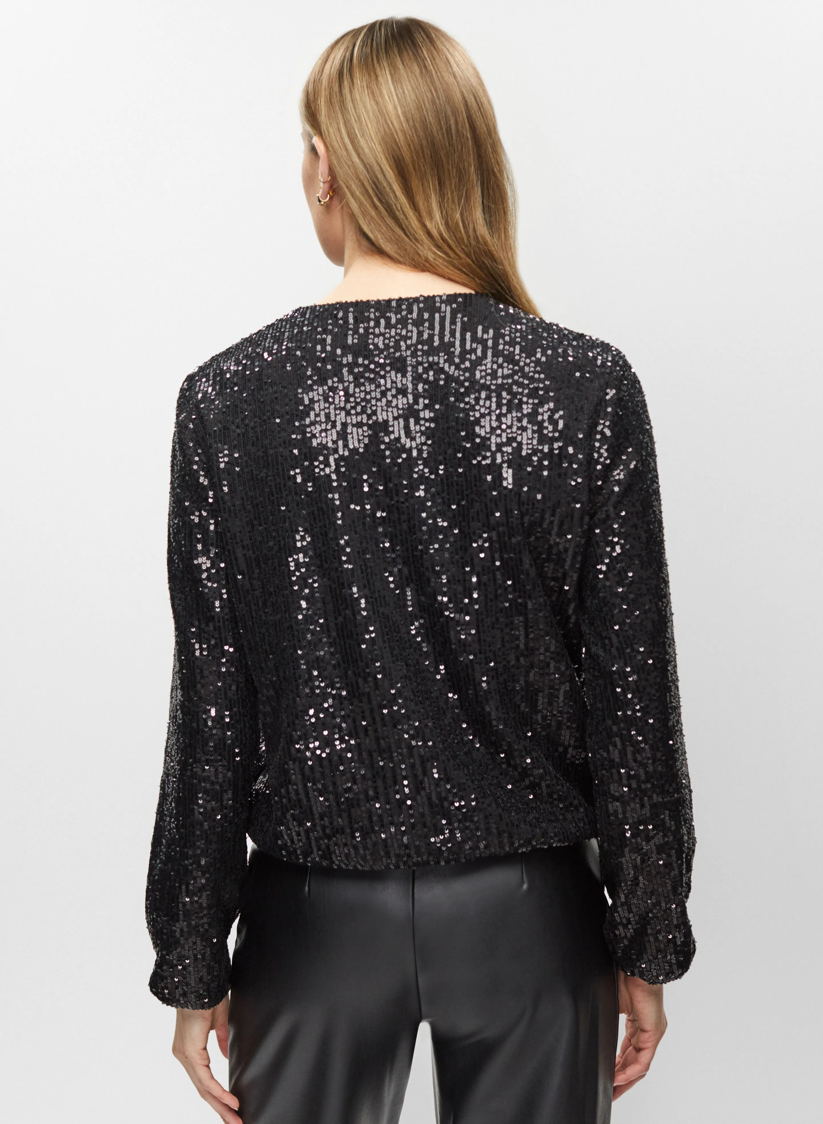 Sequin Bomber Jacket sold by Melanie Lyne product image thumbnail 4