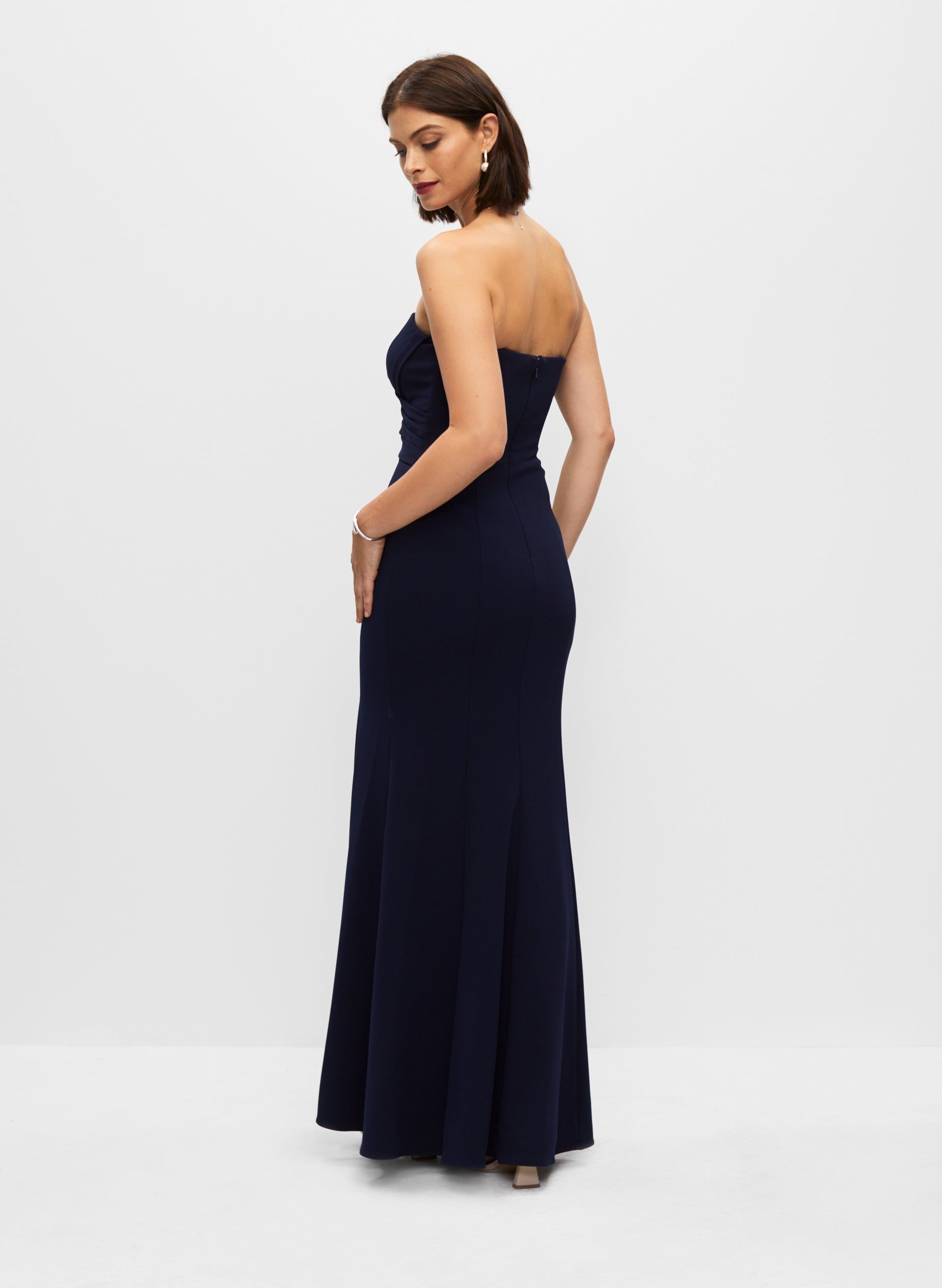 Xscape - Split Neck Strapless Gown sold by Melanie Lyne product image thumbnail 2