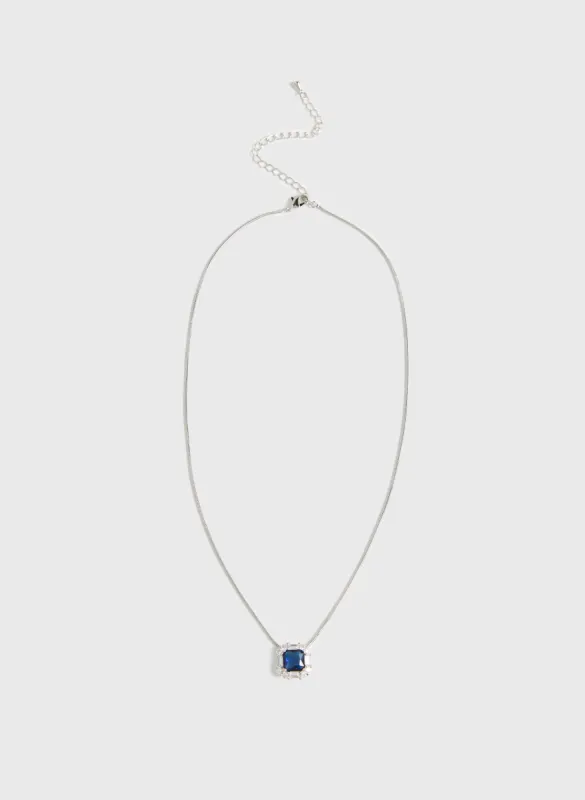 Square Stud Pendant Necklace sold by Melanie Lyne