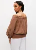 Embroidered Off-the-Shoulder Blouse sold by Melanie Lyne