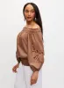 Embroidered Off-the-Shoulder Blouse sold by Melanie Lyne
