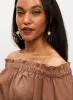 Embroidered Off-the-Shoulder Blouse sold by Melanie Lyne