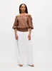 Embroidered Off-the-Shoulder Blouse sold by Melanie Lyne