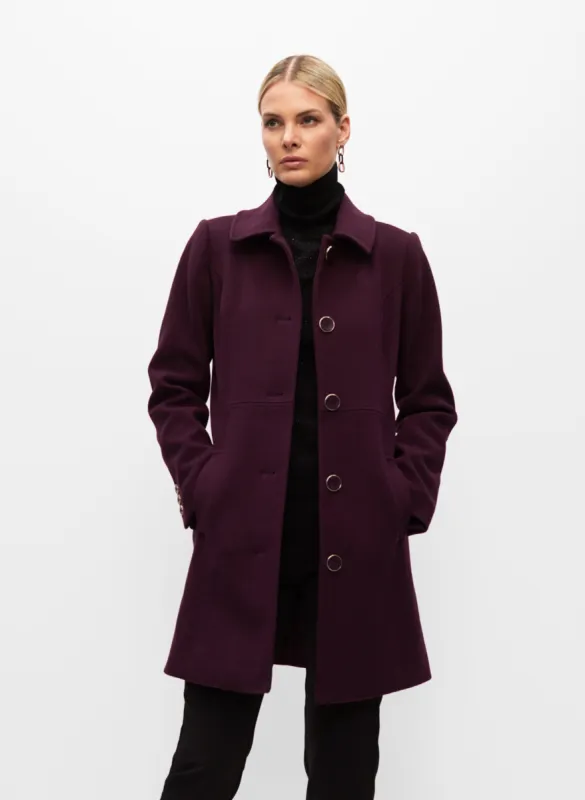 Stretch Wool Blend Coat sold by Melanie Lyne