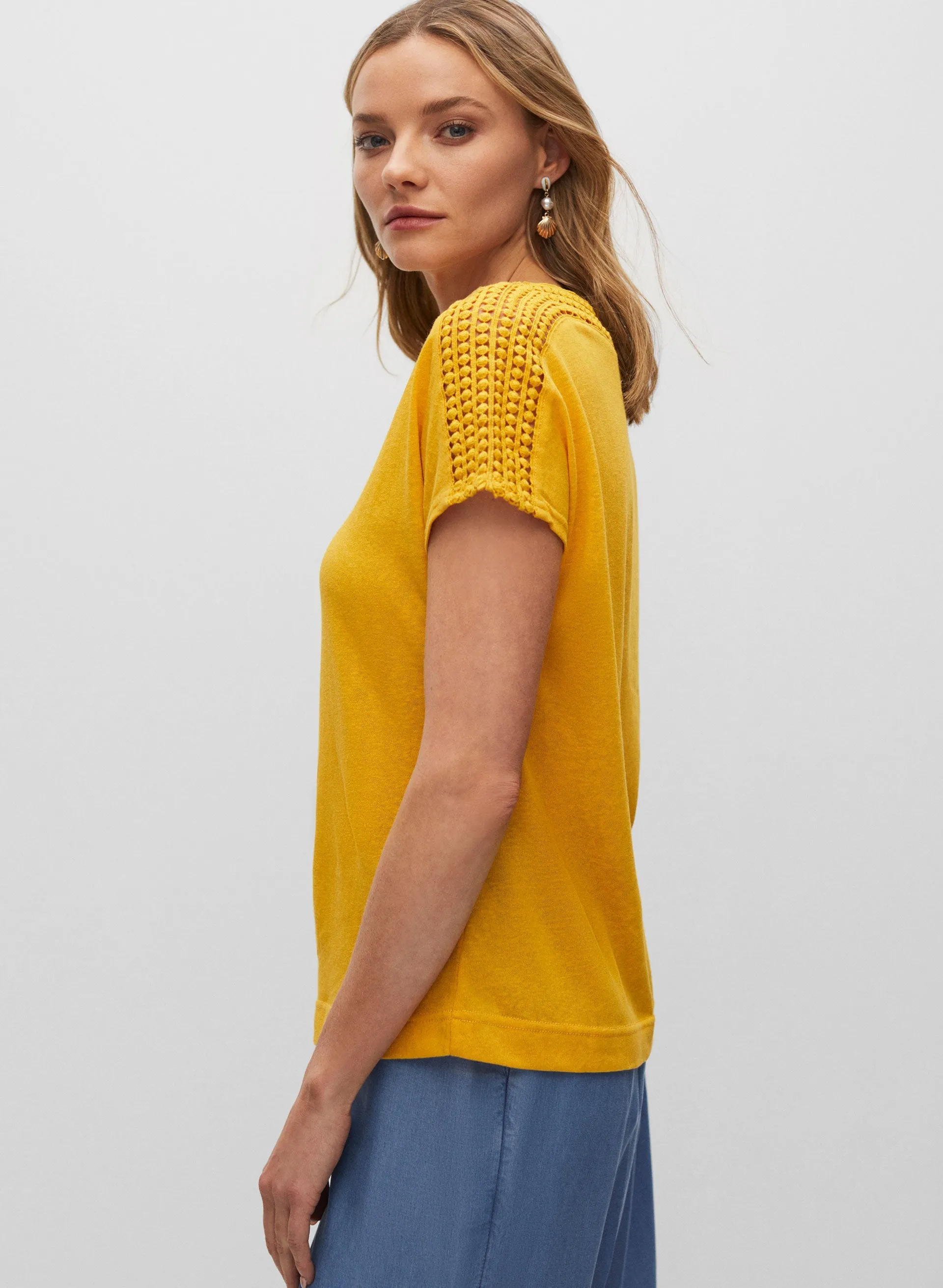 Crotchet Detail Top sold by Melanie Lyne product image thumbnail 2