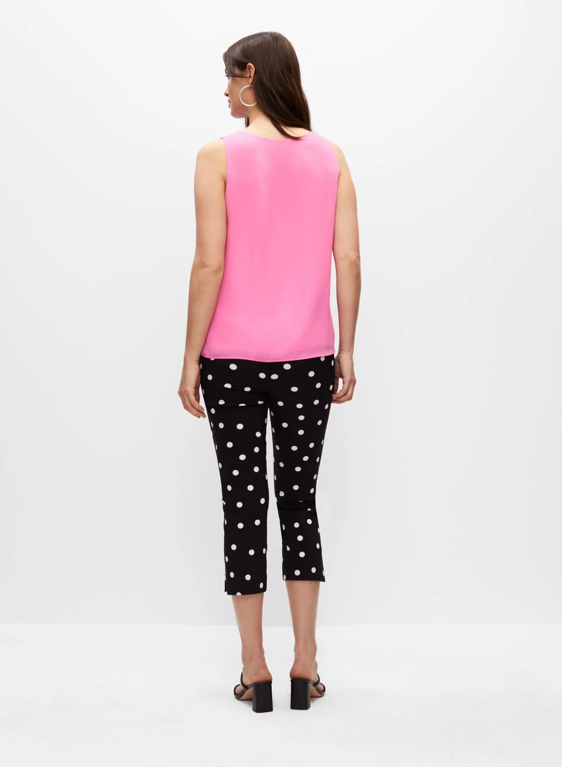 Sleeveless V-Neck Blouse sold by Melanie Lyne product image thumbnail 4