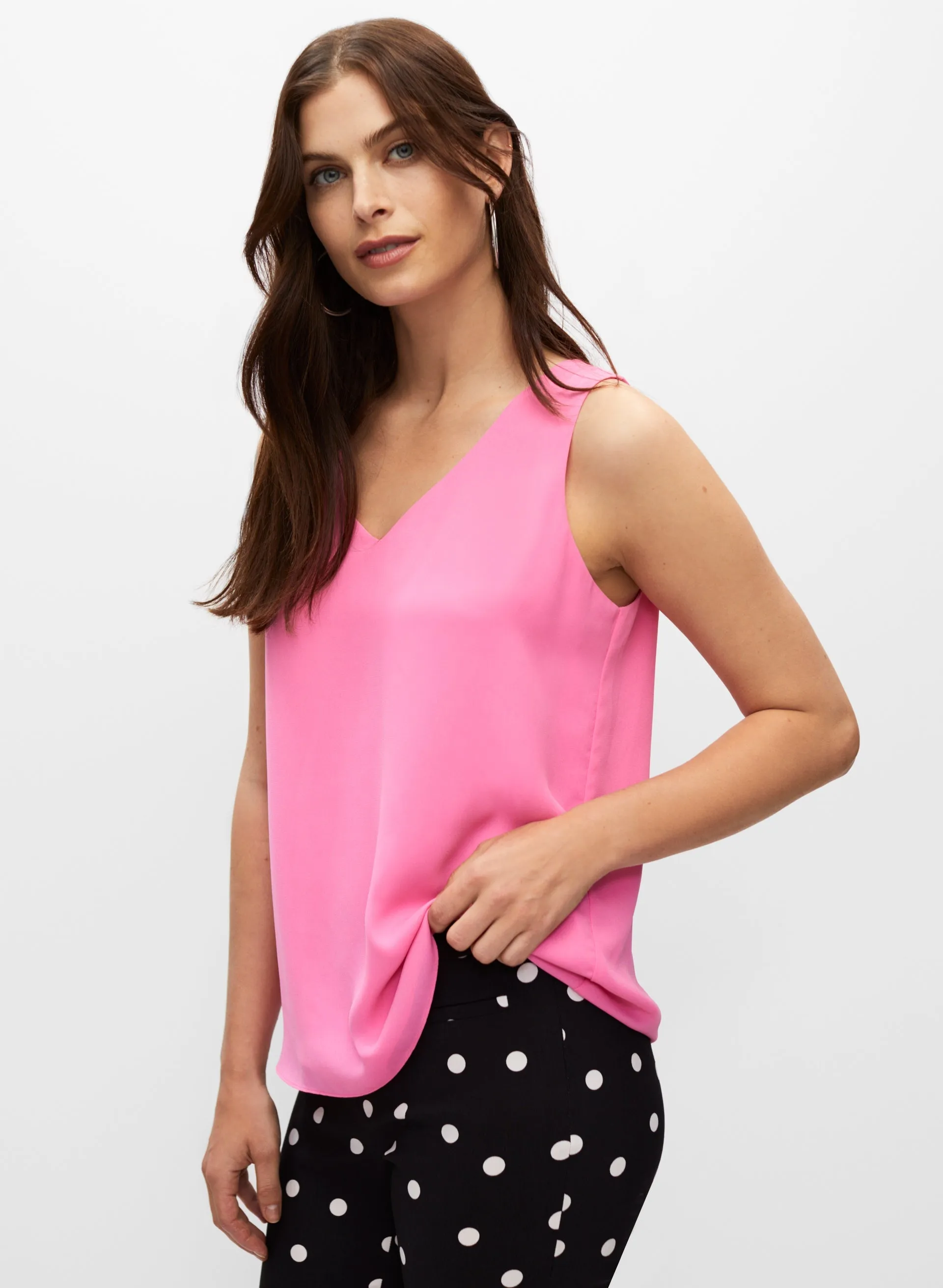 Sleeveless V-Neck Blouse sold by Melanie Lyne