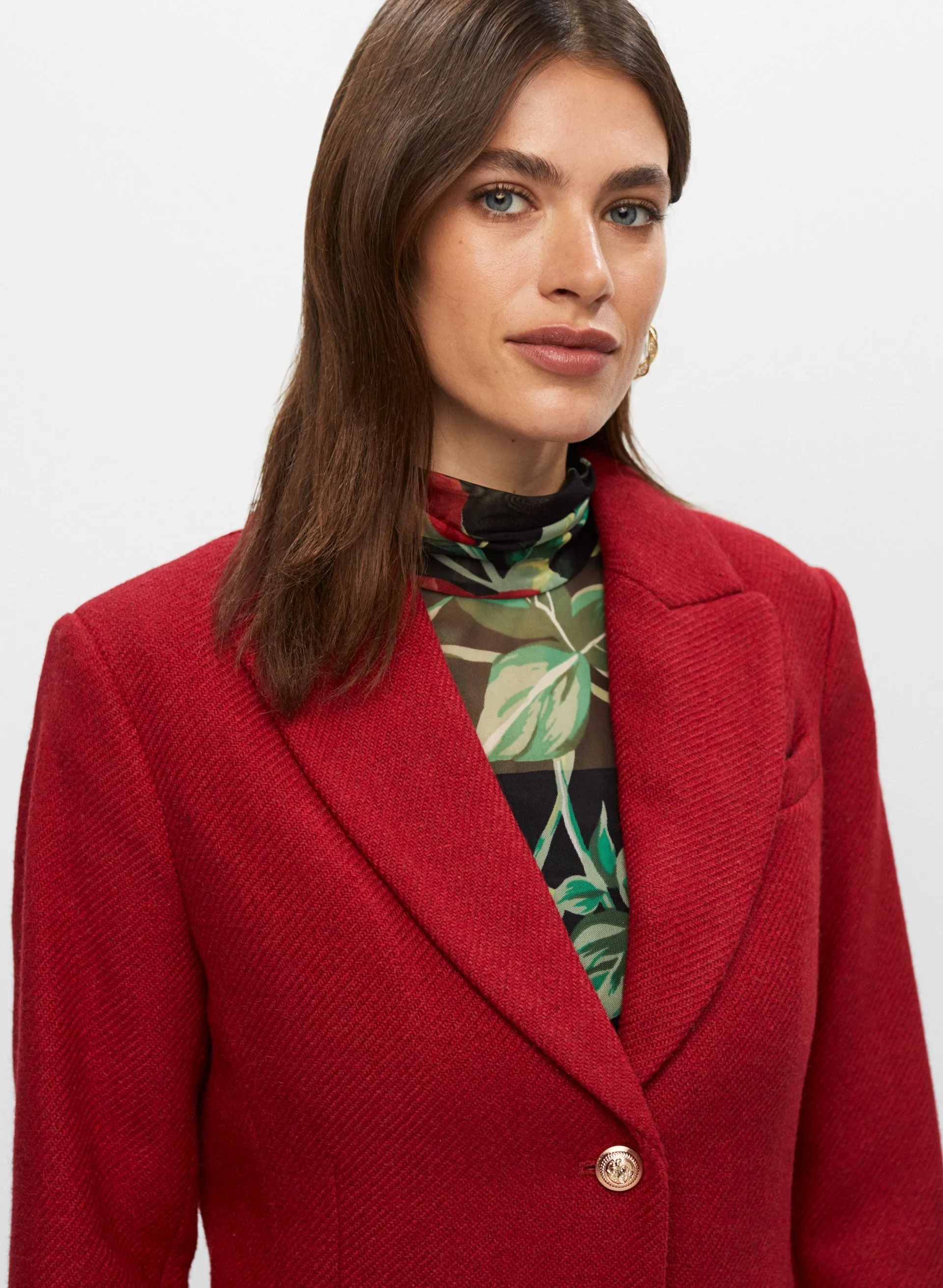 Wool Blend Lapel Coat sold by Melanie Lyne product image thumbnail 5