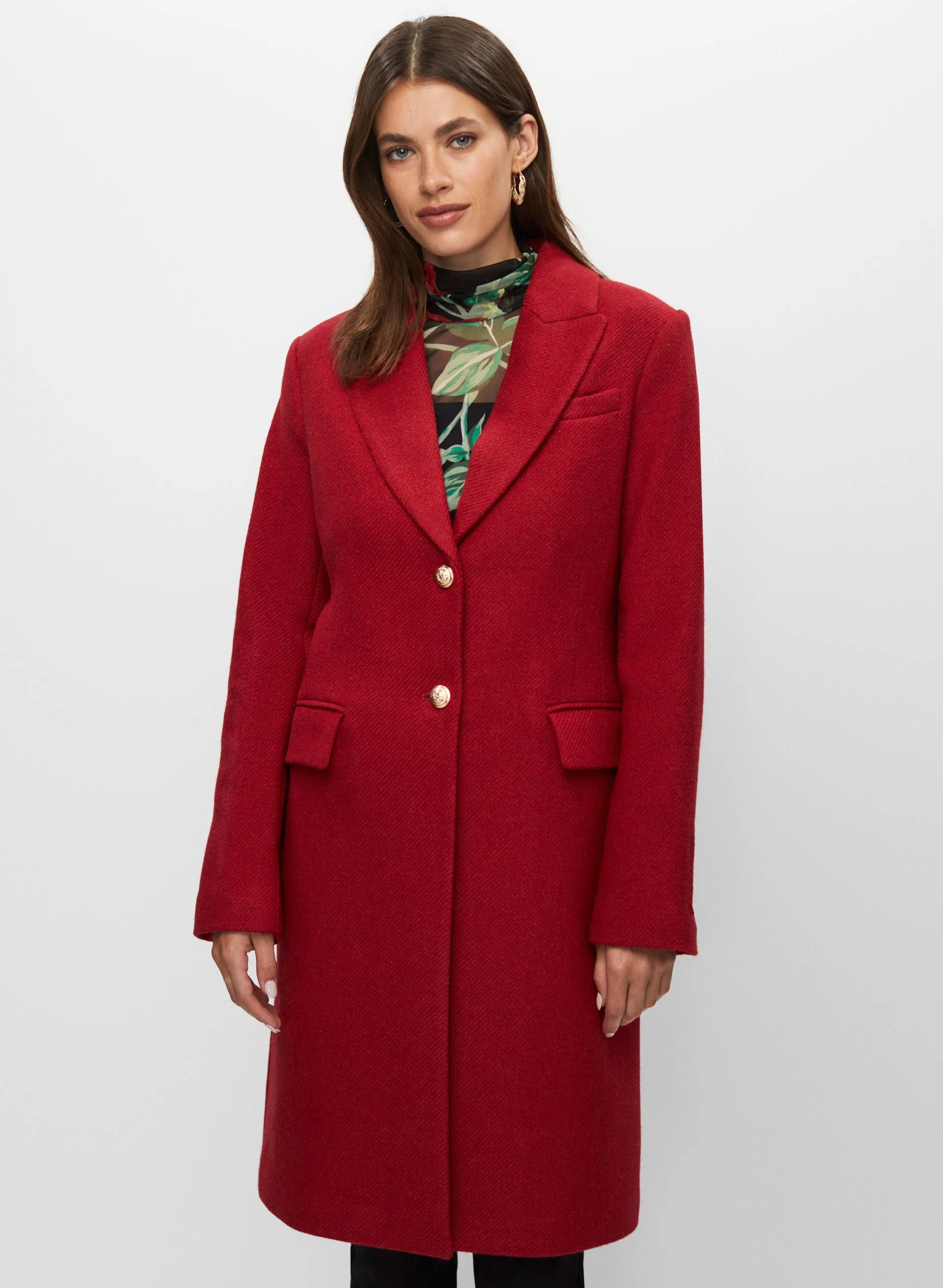 Wool Blend Lapel Coat sold by Melanie Lyne