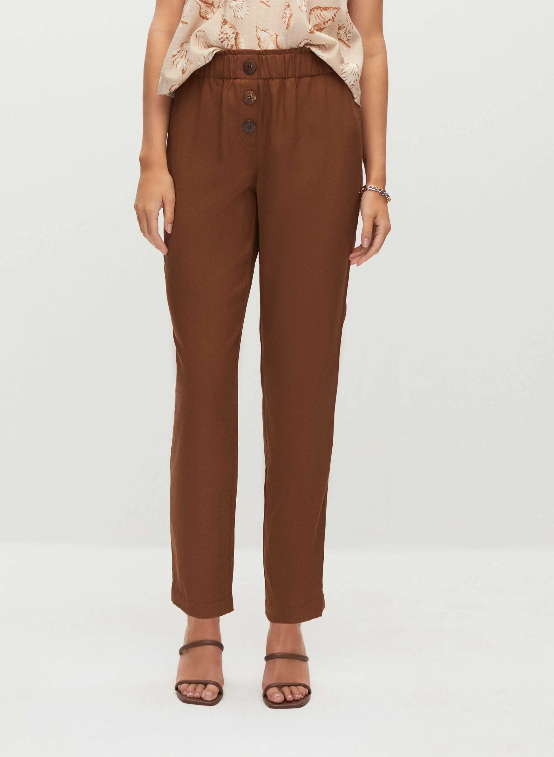 Essential Tencel Pull-On Pants sold by Melanie Lyne product image thumbnail 3