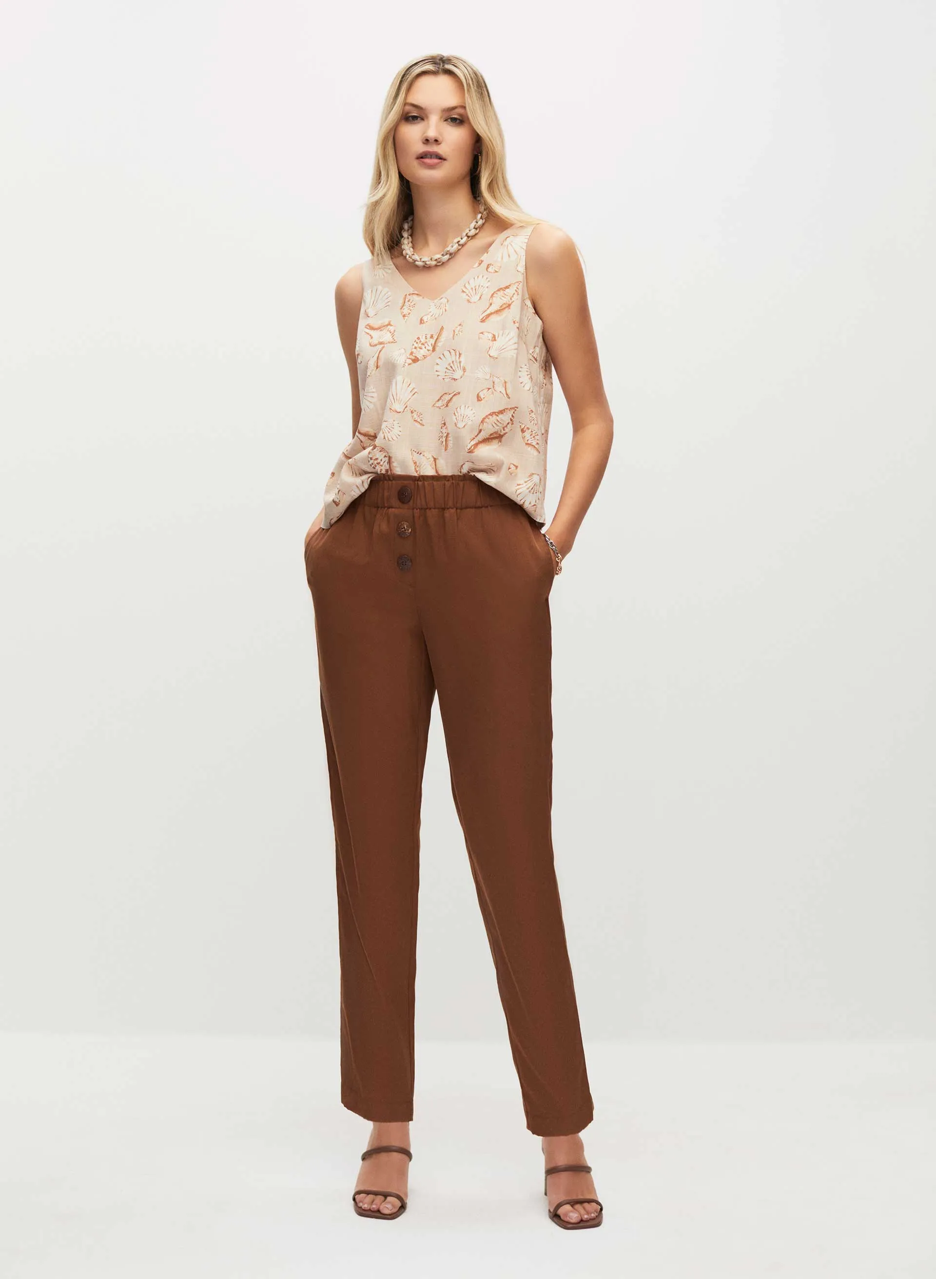 Essential Tencel Pull-On Pants sold by Melanie Lyne
