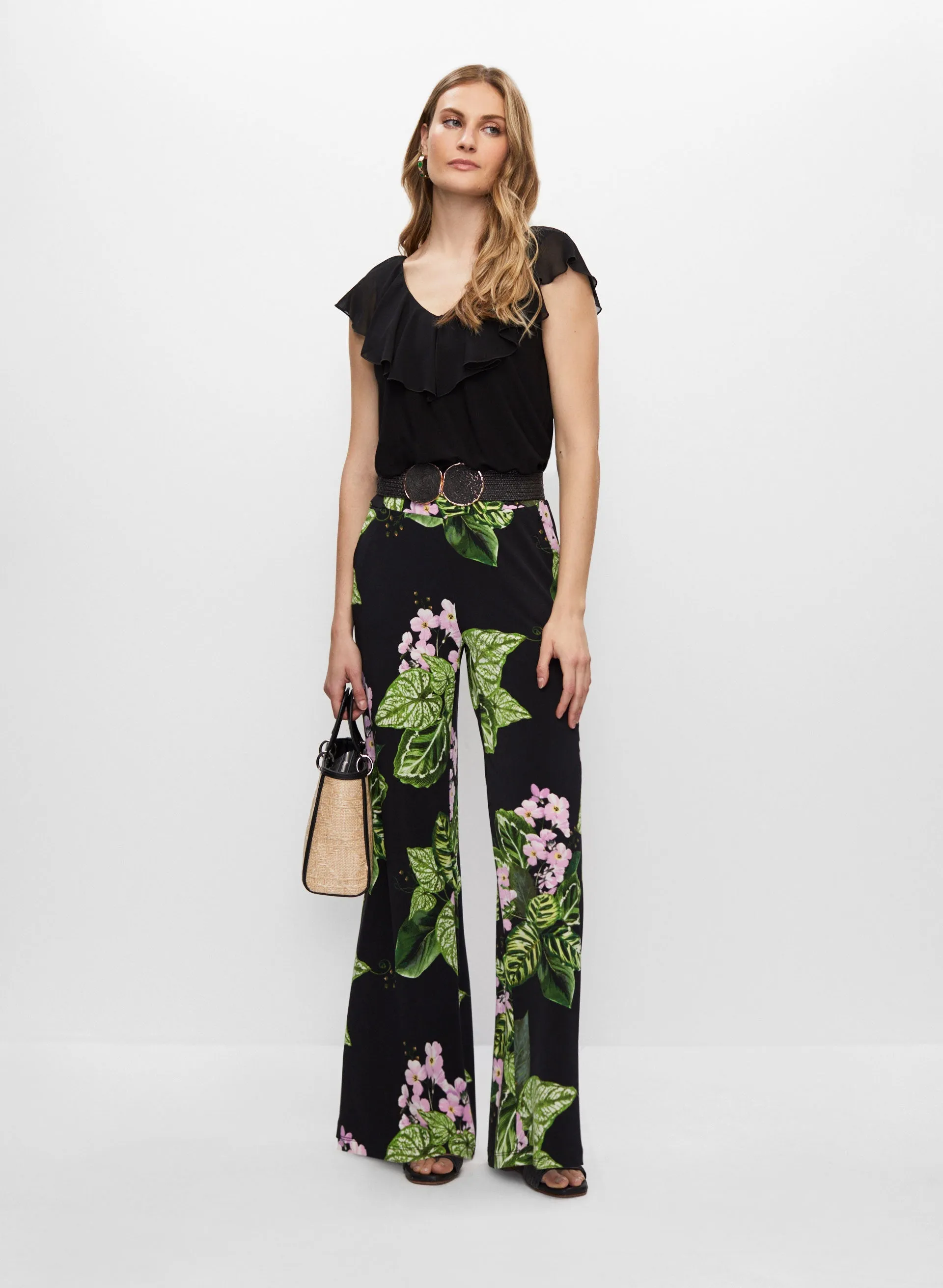 Ruffle Trim Sleeveless Top sold by Melanie Lyne product image thumbnail 4