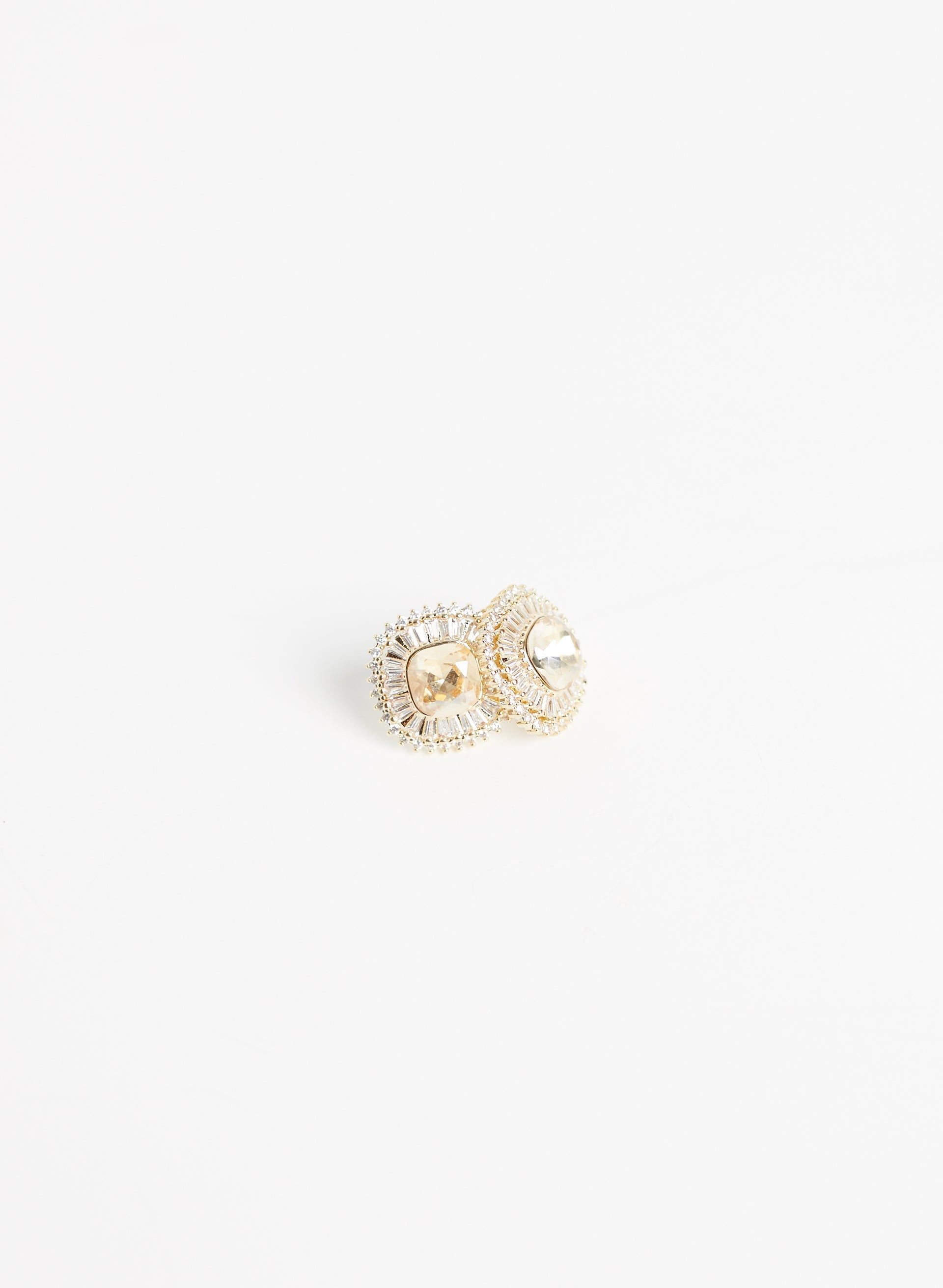 Crystal Square Earrings sold by Melanie Lyne