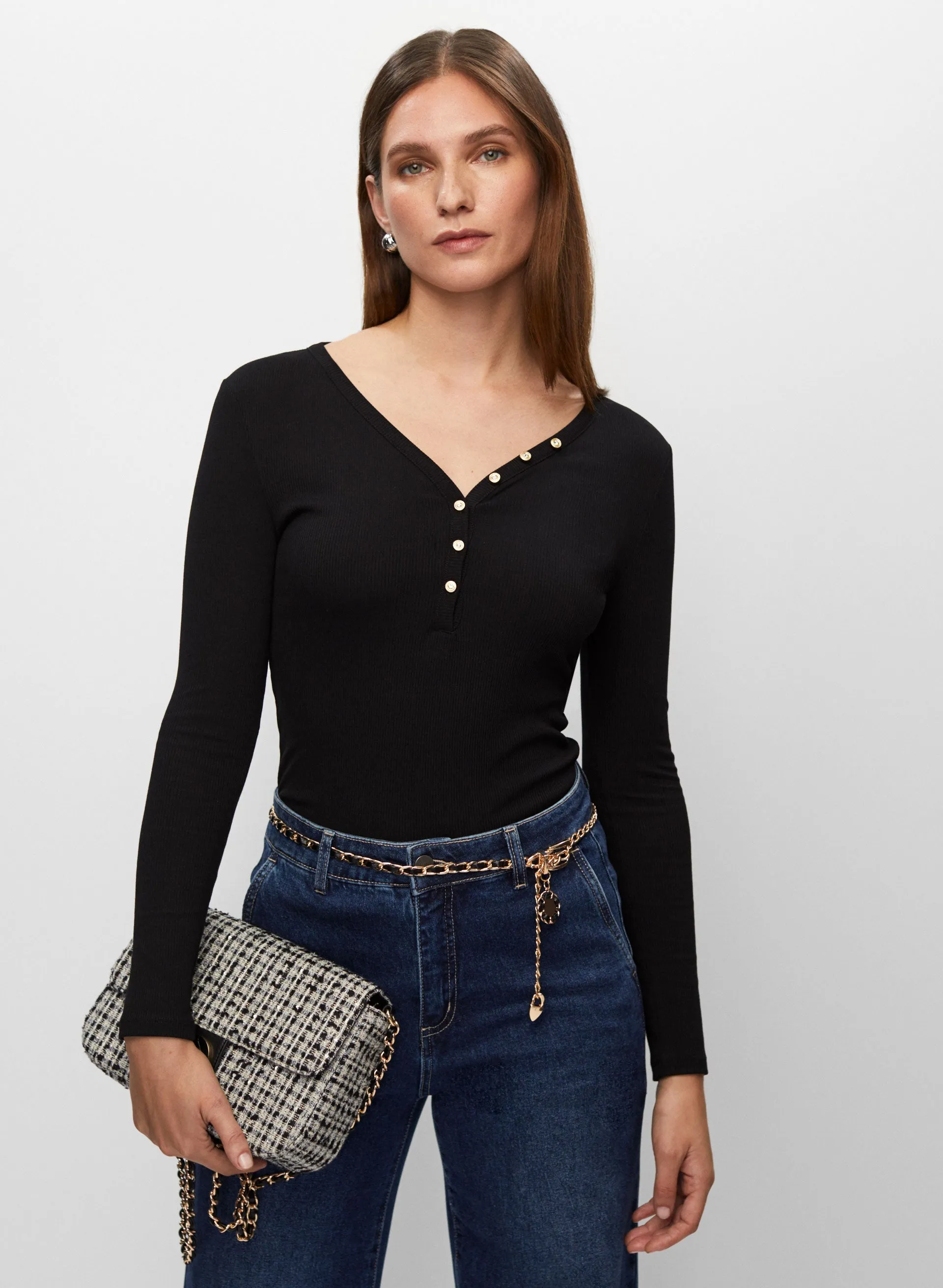 Button Detail Top sold by Melanie Lyne