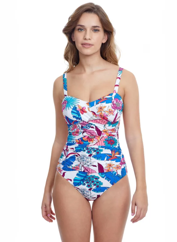 Profile by Gottex - Floral Print One-Piece Swimsuit sold by Melanie Lyne