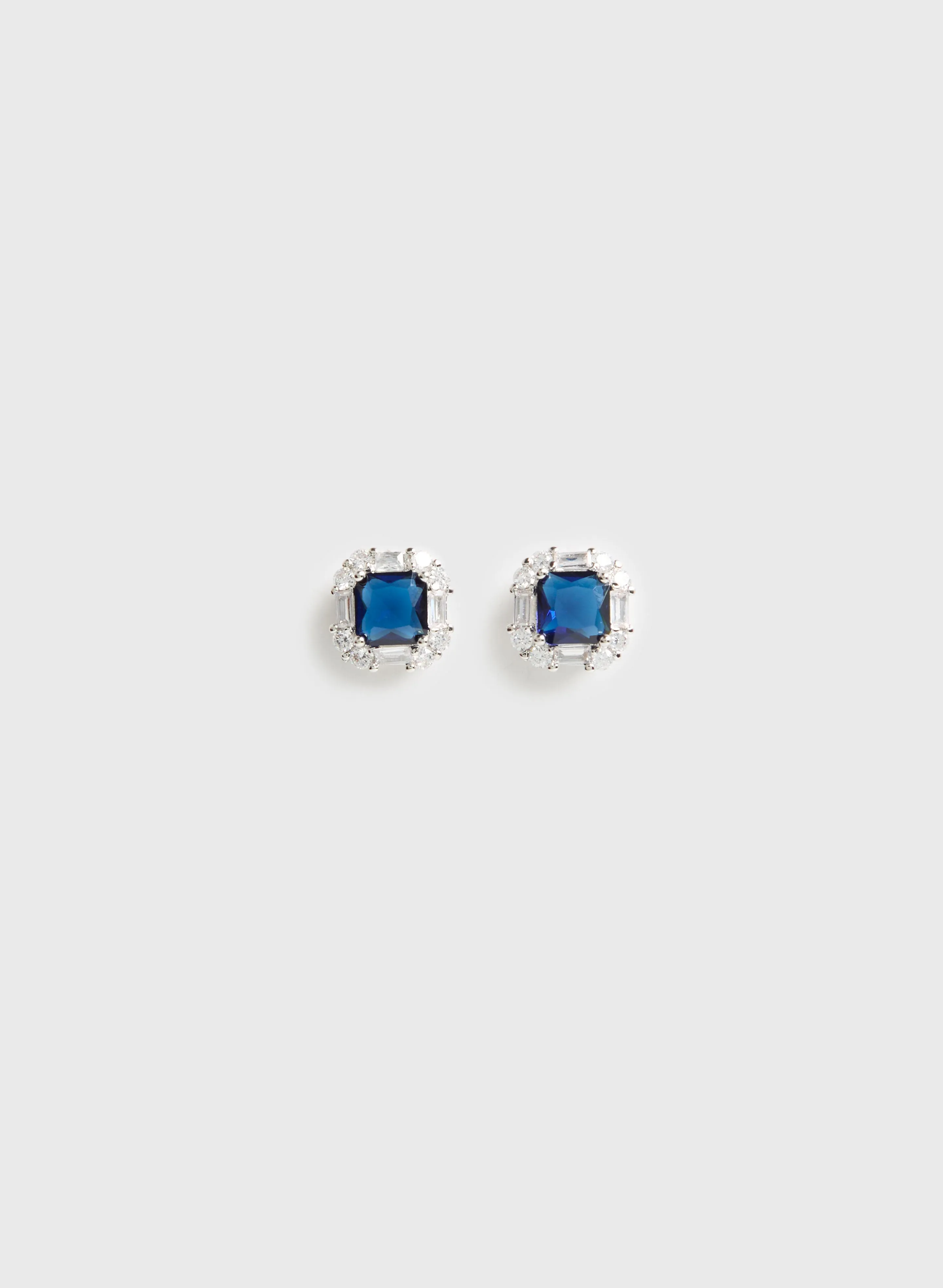 Square Stud Cubic Zirconia Earrings sold by Melanie Lyne