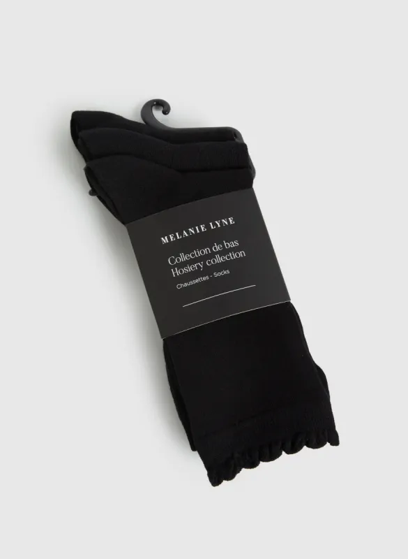 Geometric Bamboo Crew Socks 3-Pack sold by Melanie Lyne