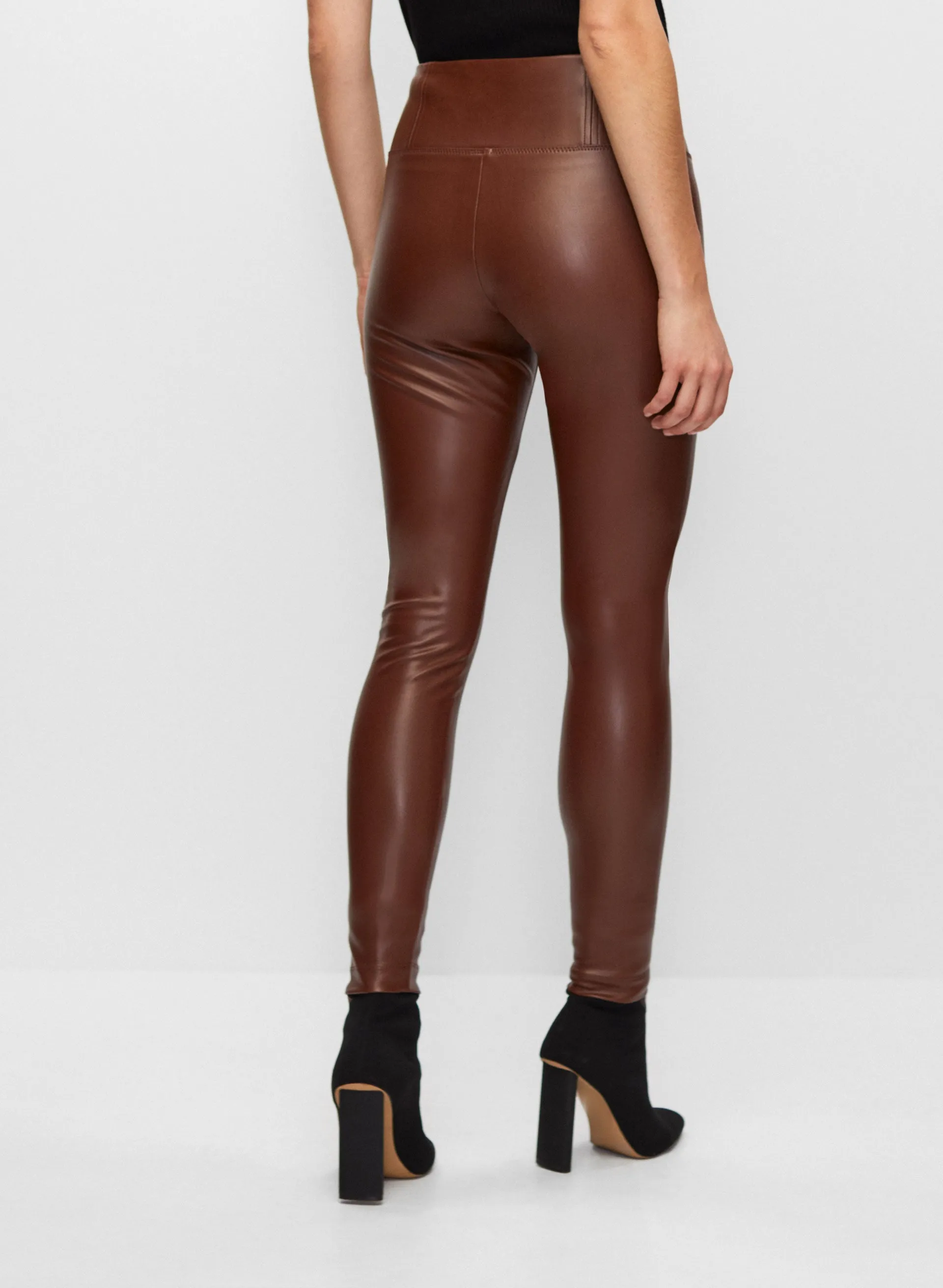 Vegan Leather Slim Leg Pants sold by Melanie Lyne product image thumbnail 2