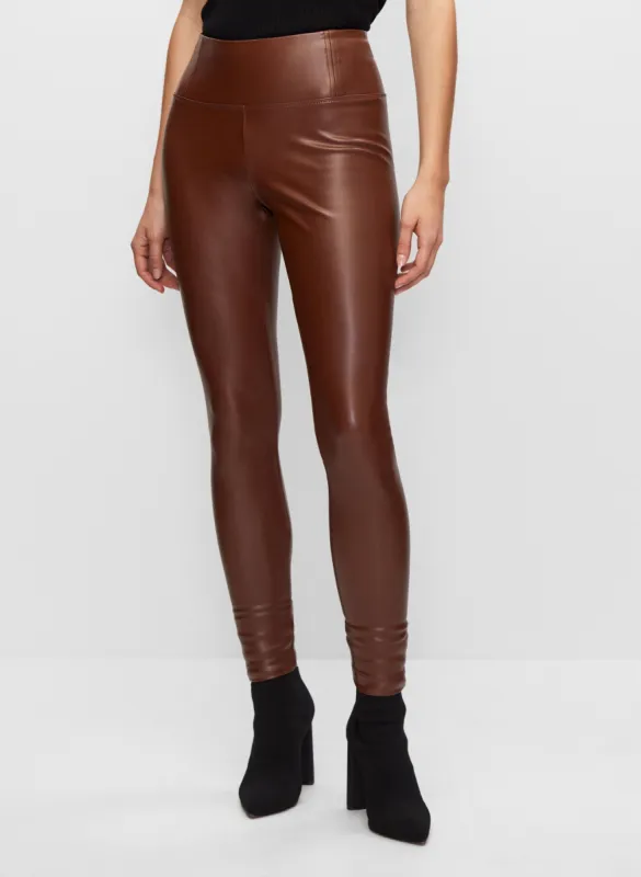 Vegan Leather Slim Leg Pants sold by Melanie Lyne