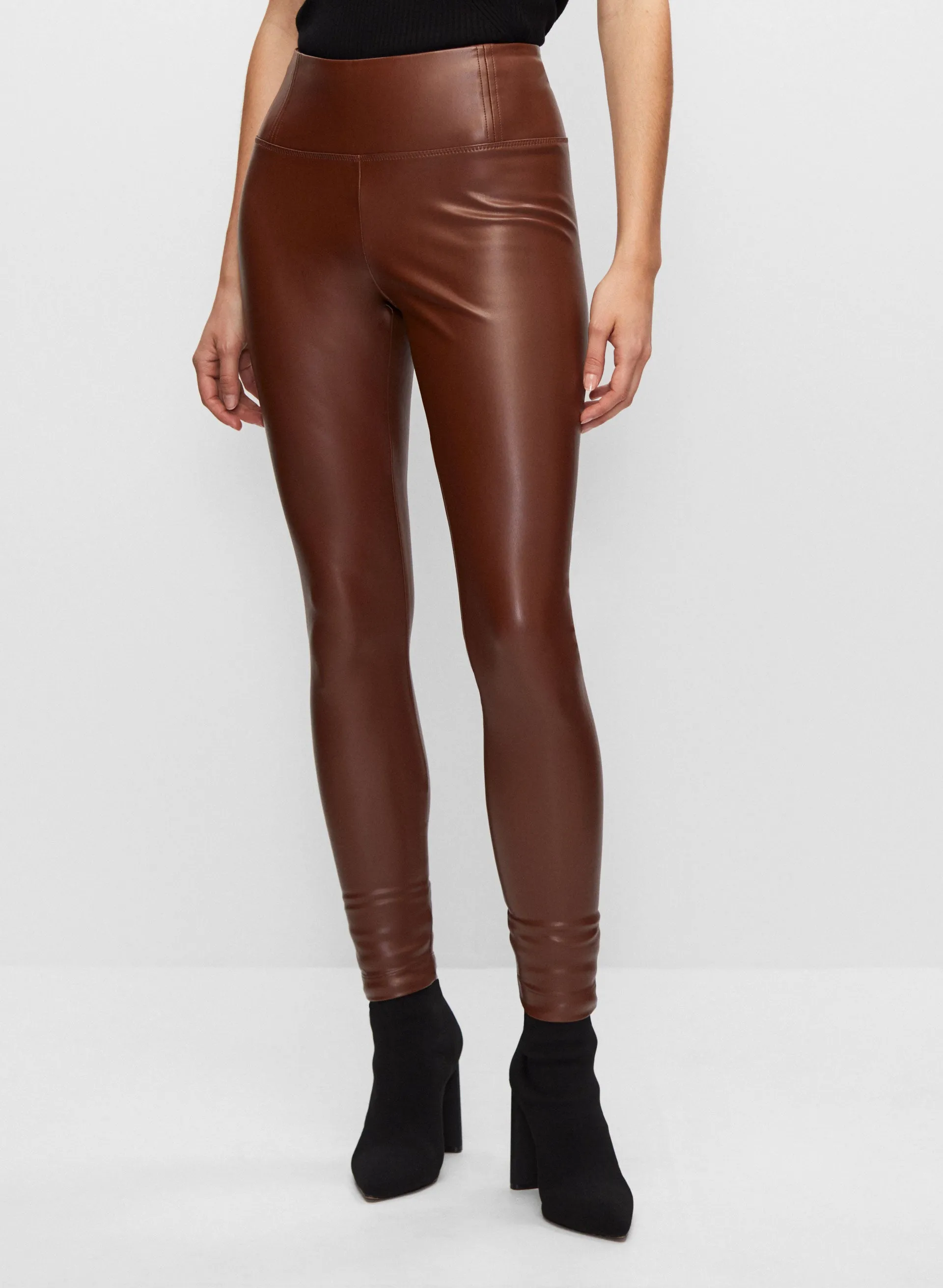 Vegan Leather Slim Leg Pants sold by Melanie Lyne