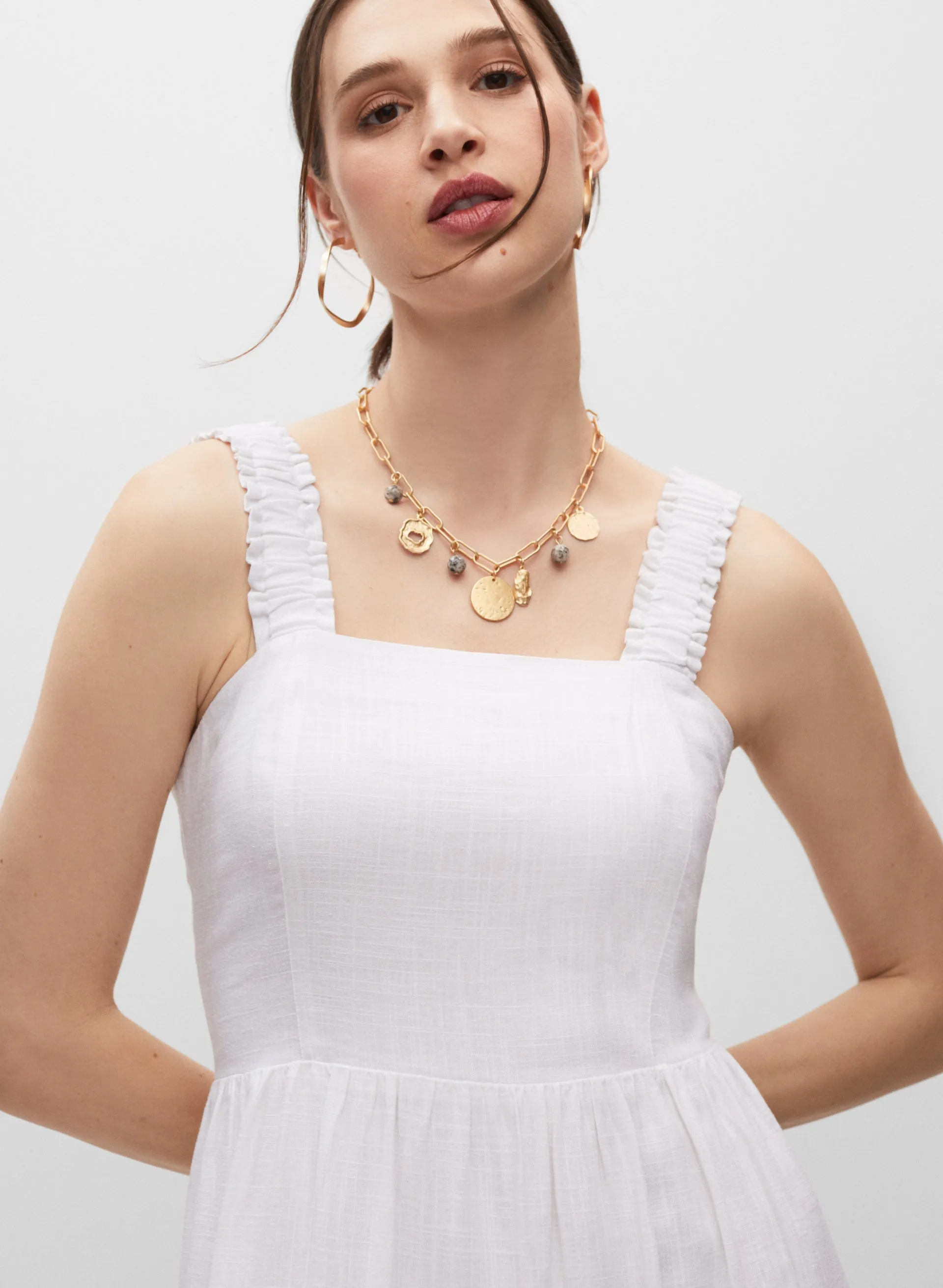 Tiered Crochet Detail Maxi Dress sold by Melanie Lyne product image thumbnail 4