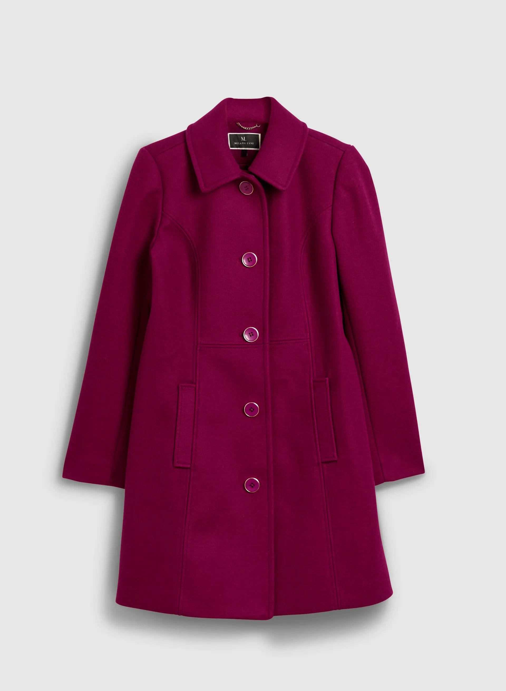 Stretch Wool Blend Coat sold by Melanie Lyne product image thumbnail 5
