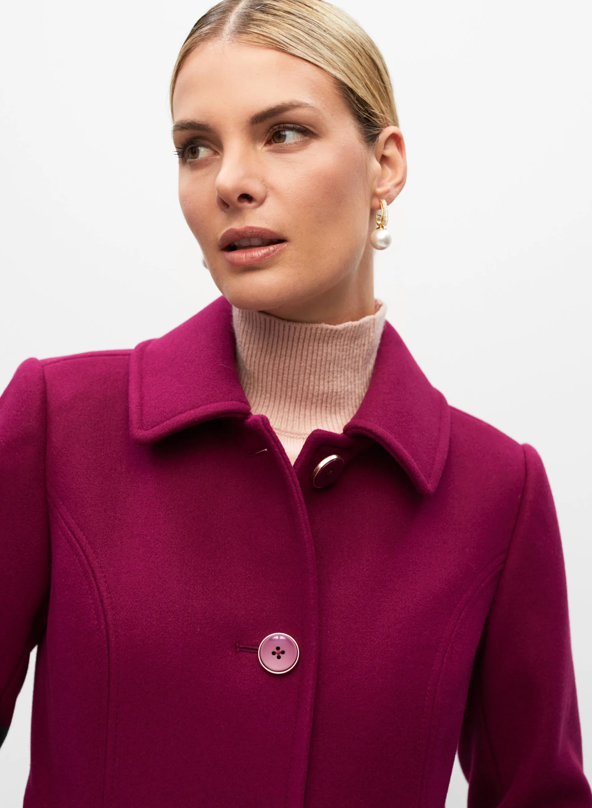 Stretch Wool Blend Coat sold by Melanie Lyne product image thumbnail 2