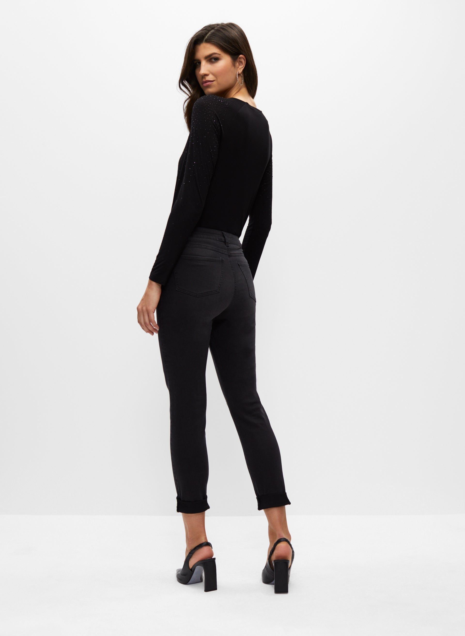 Joseph Ribkoff - Patch Detail Slim Leg Pants sold by Melanie Lyne product image thumbnail 2
