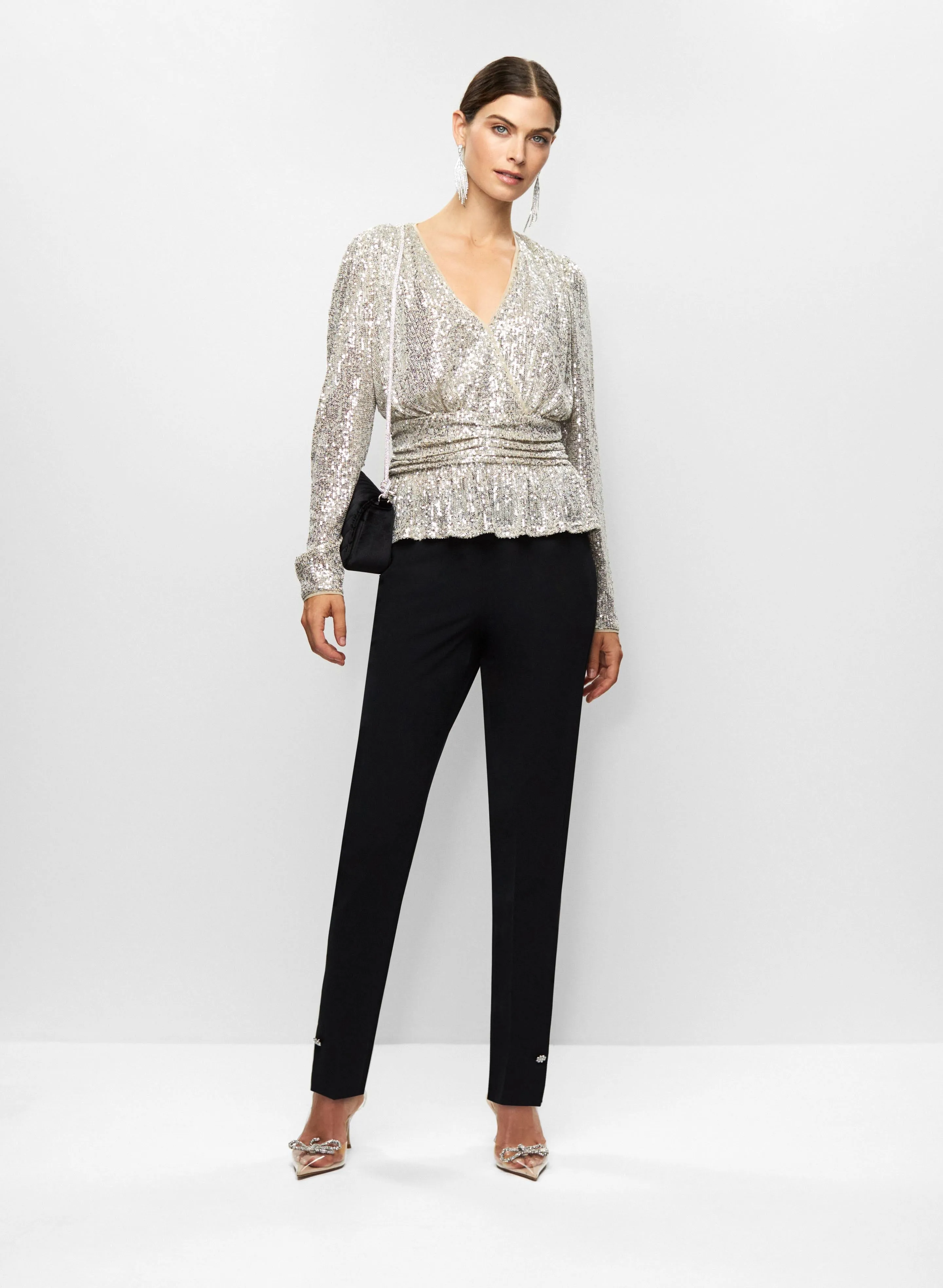 Sequin Peplum Top & Pants sold by Melanie Lyne