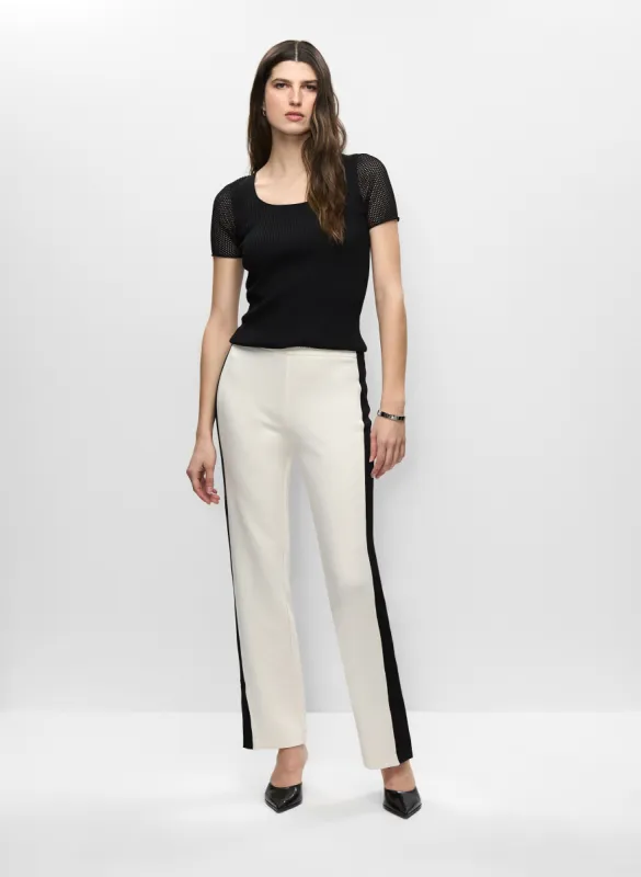 Short Sleeve Sweater & Contrast Stripe Knit Pants sold by Melanie Lyne