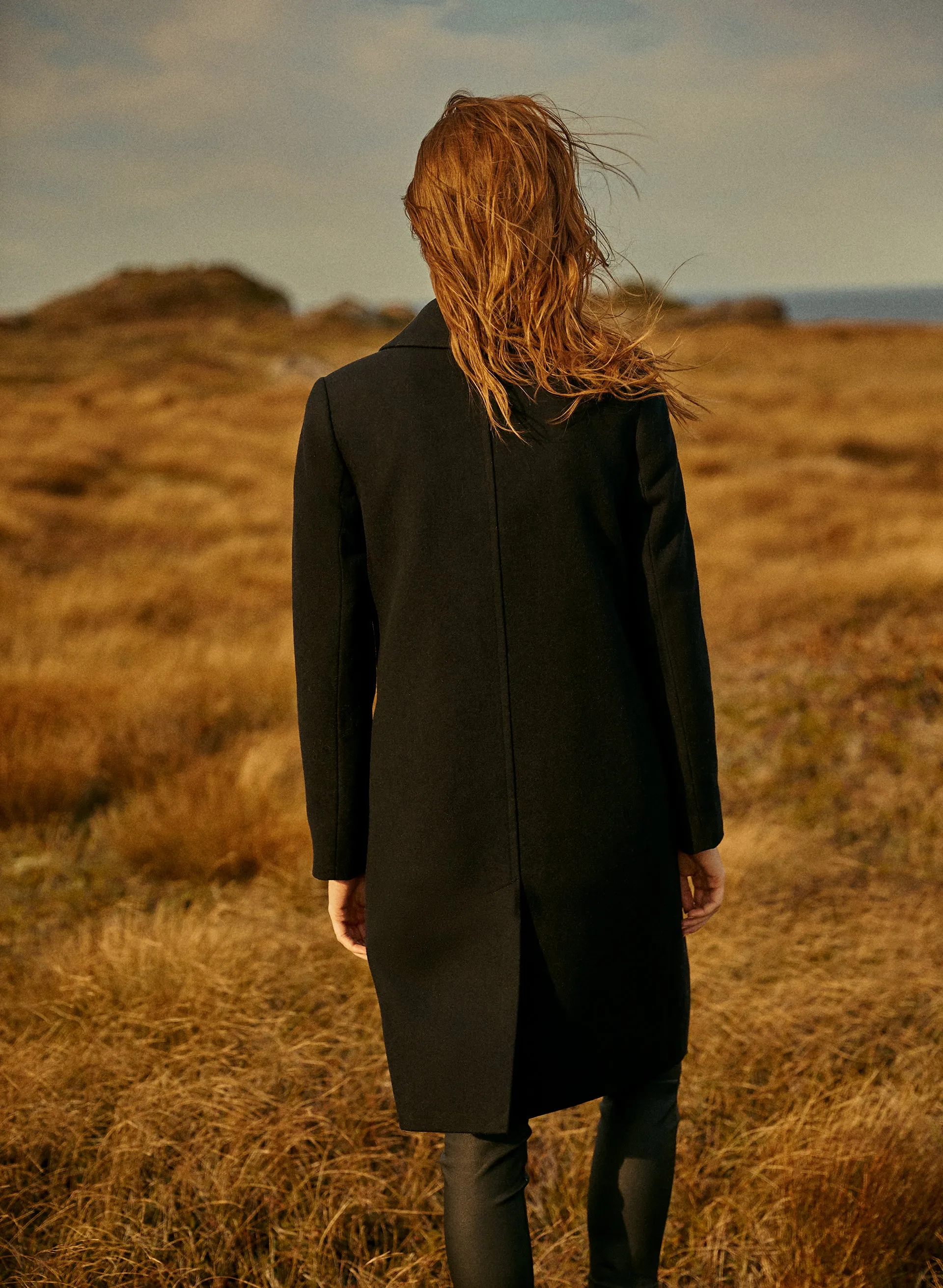 Double Breasted Wool Blend Coat sold by Melanie Lyne product image thumbnail 2