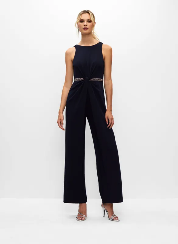 Adrianna Papell - Rhinestone Belt Jumpsuit sold by Melanie Lyne