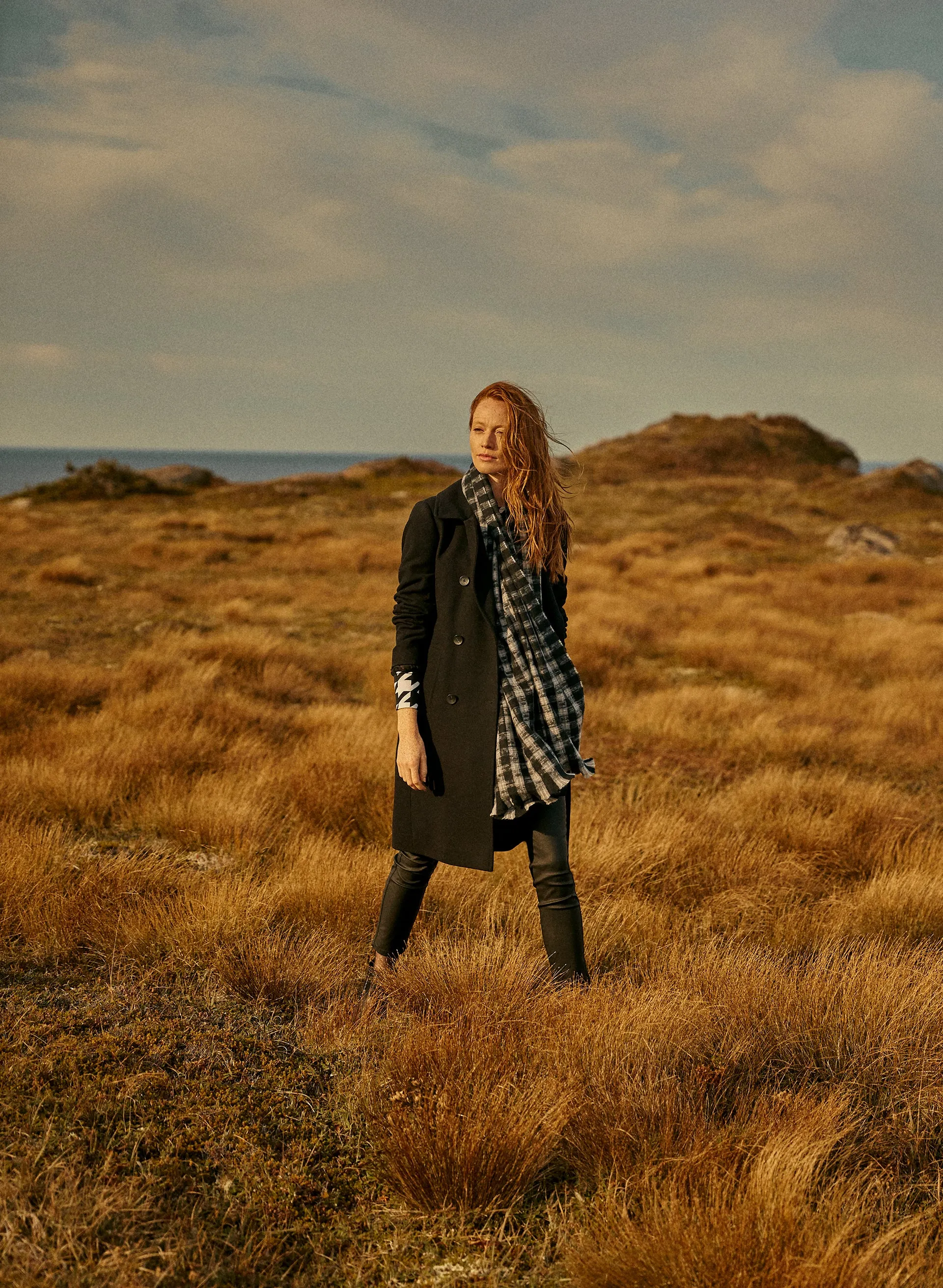 Double Breasted Wool Blend Coat sold by Melanie Lyne product image thumbnail 3