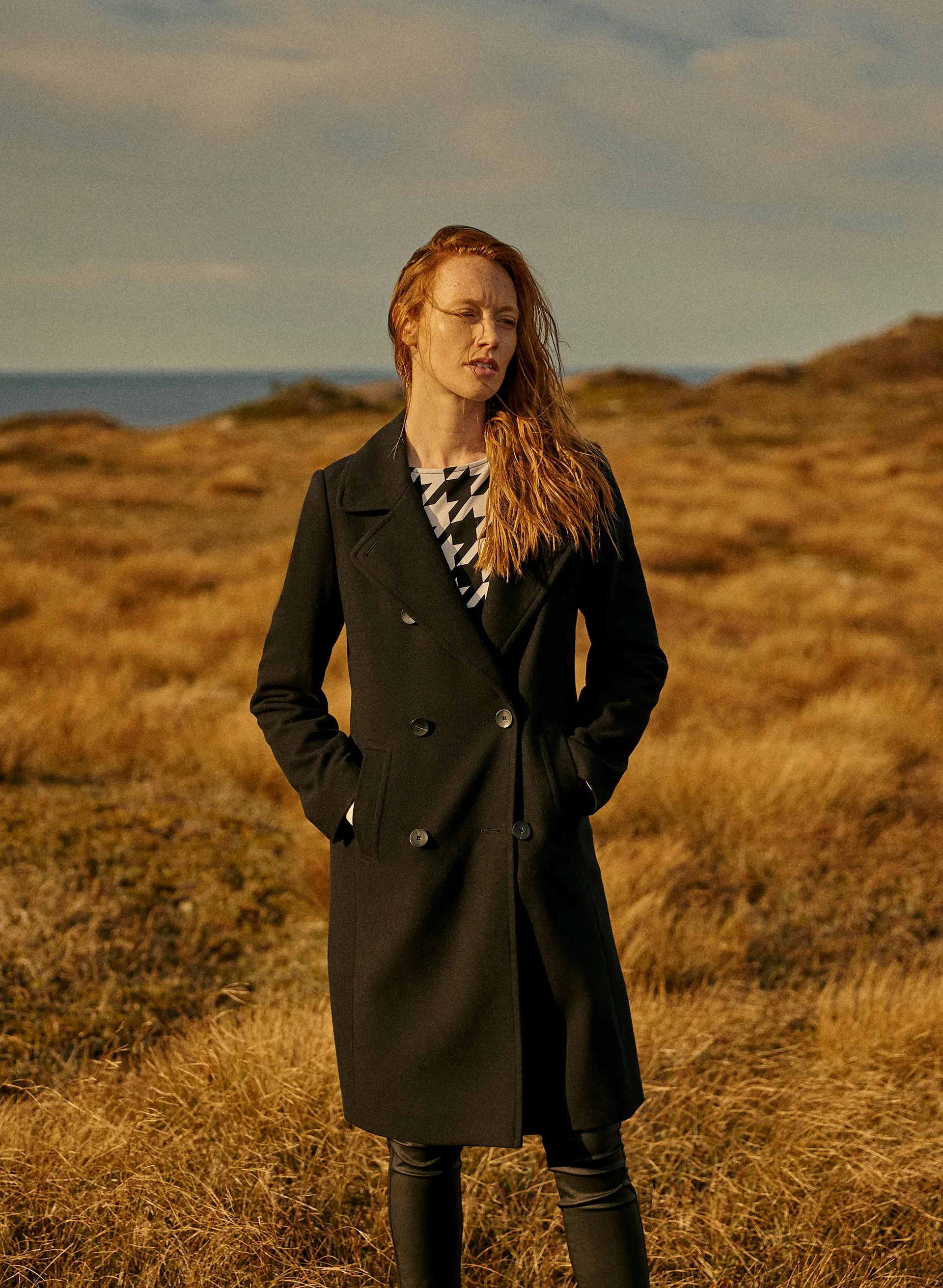 Double Breasted Wool Blend Coat sold by Melanie Lyne