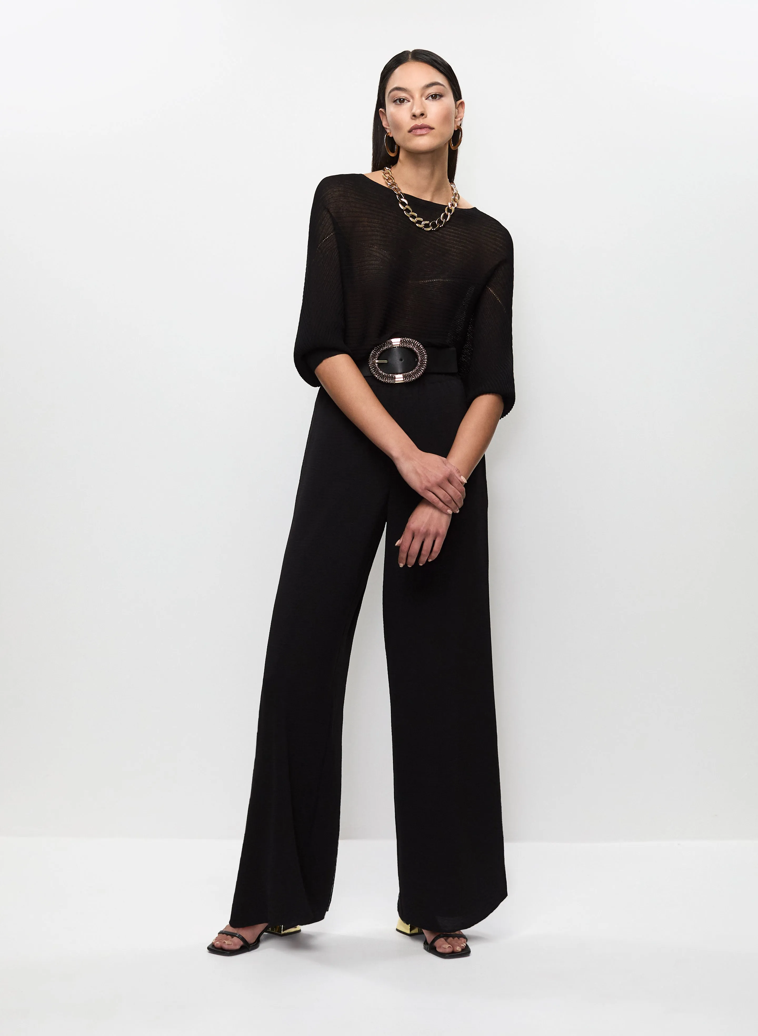 Dolman Sleeves Knit Top & Wide Leg Pants sold by Melanie Lyne