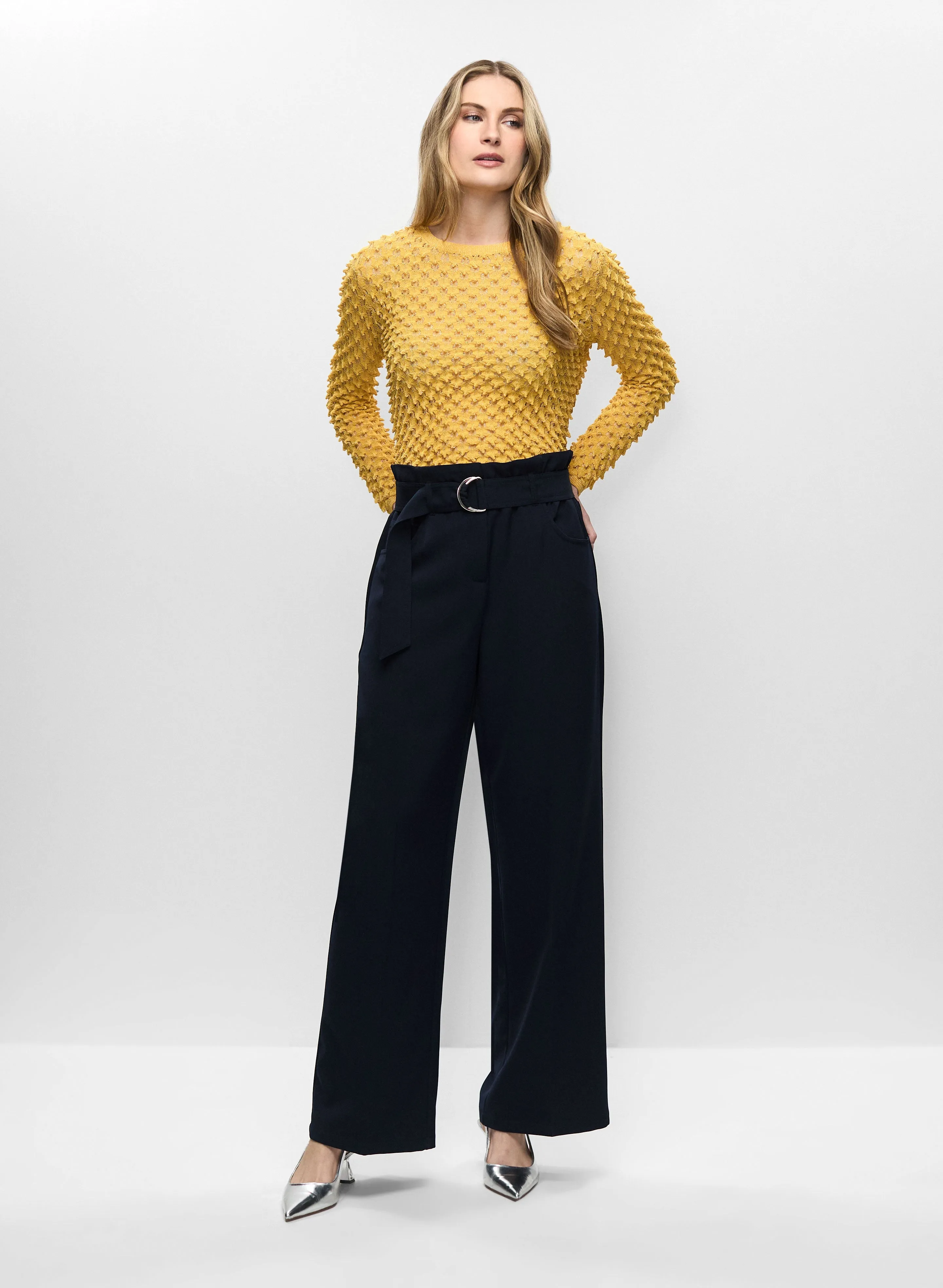 Textured Knit & Wide Leg Pants sold by Melanie Lyne