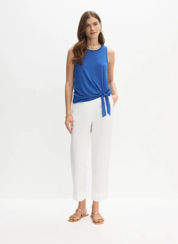 Tie-Hem Tank Top & Linen Blend Capri Pants sold by Melanie Lyne