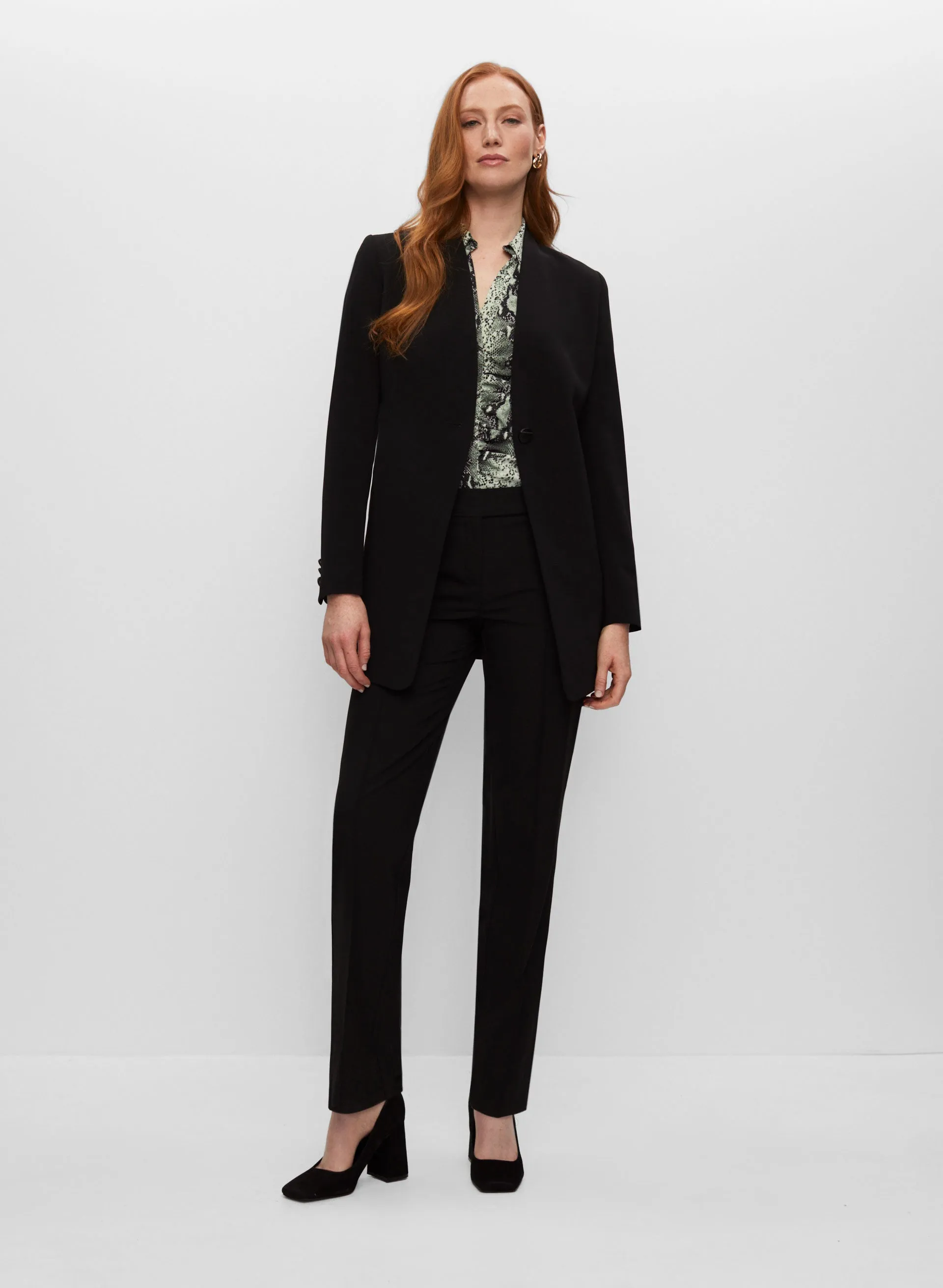 Snakeskin Print Sleeveless Blouse sold by Melanie Lyne product image thumbnail 4