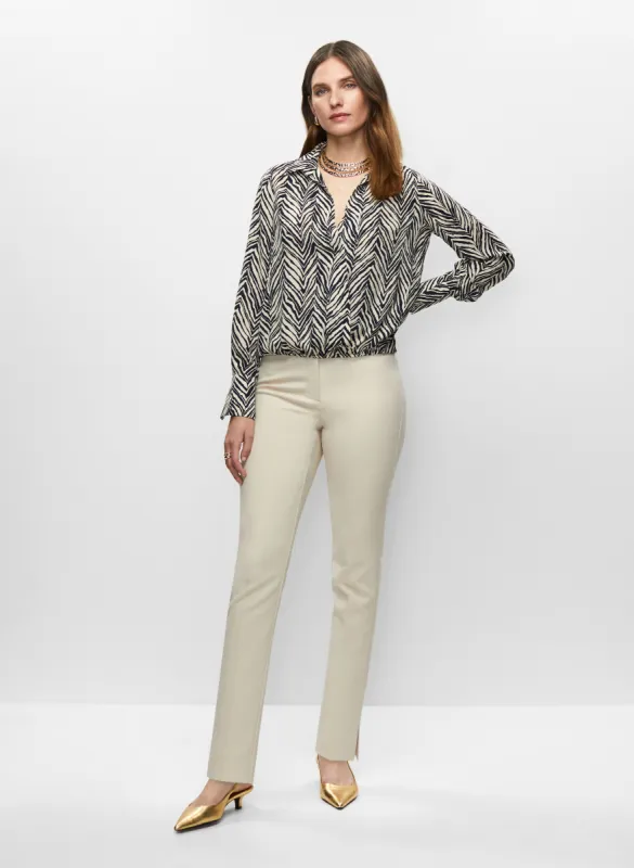 Chevron Print Blouse & Slim Leg Pants sold by Melanie Lyne