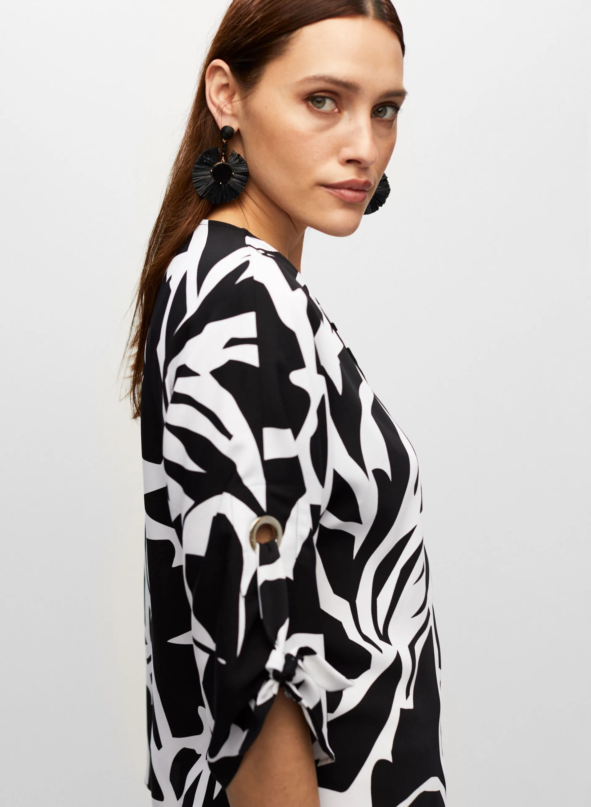 Joseph Ribkoff - Floral Print Top sold by Melanie Lyne product image thumbnail 3